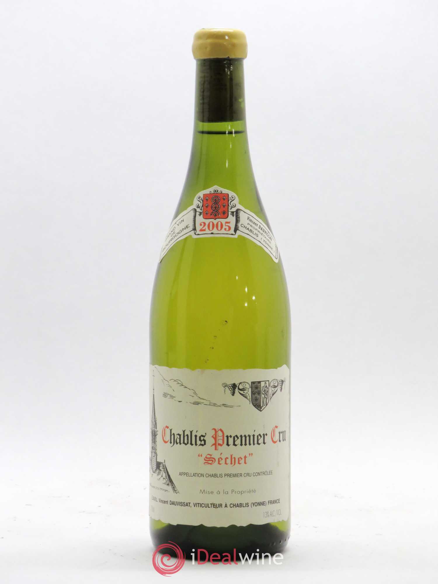 Chablis 1er Cru Séchet Vincent Dauvissat (Domaine) 2005 - Lot de 1 bouteille - 0