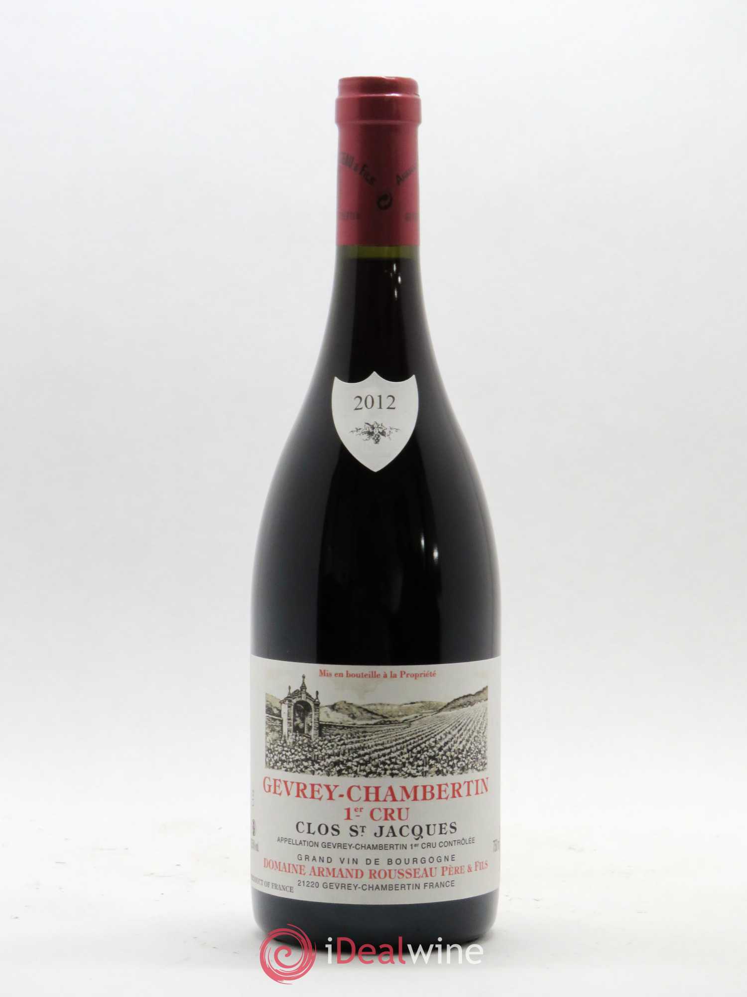 Gevrey-Chambertin 1er Cru Clos Saint-Jacques Armand Rousseau (Domaine) 2012 - Lot de 1 bouteille - 0