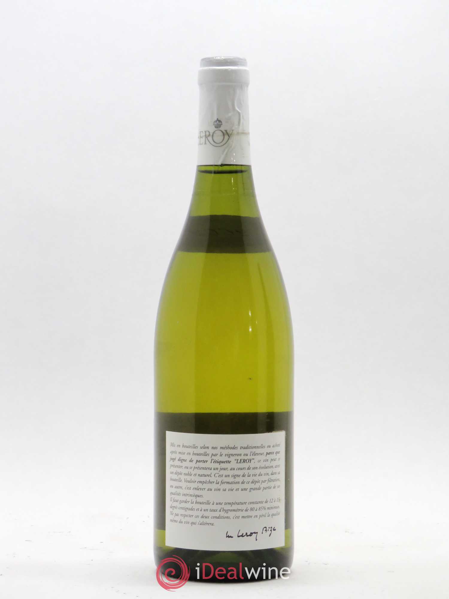 Meursault 1er Cru Blagny Leroy SA 2002 - Lot de 1 bouteille - 1