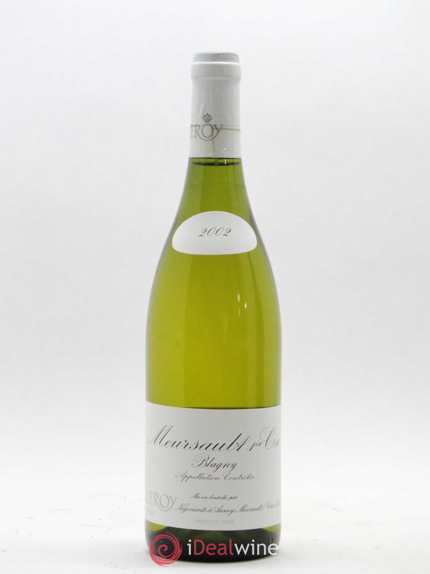 Meursault 1er Cru Blagny Leroy SA 2002 - Lot de 1 bouteille - 0