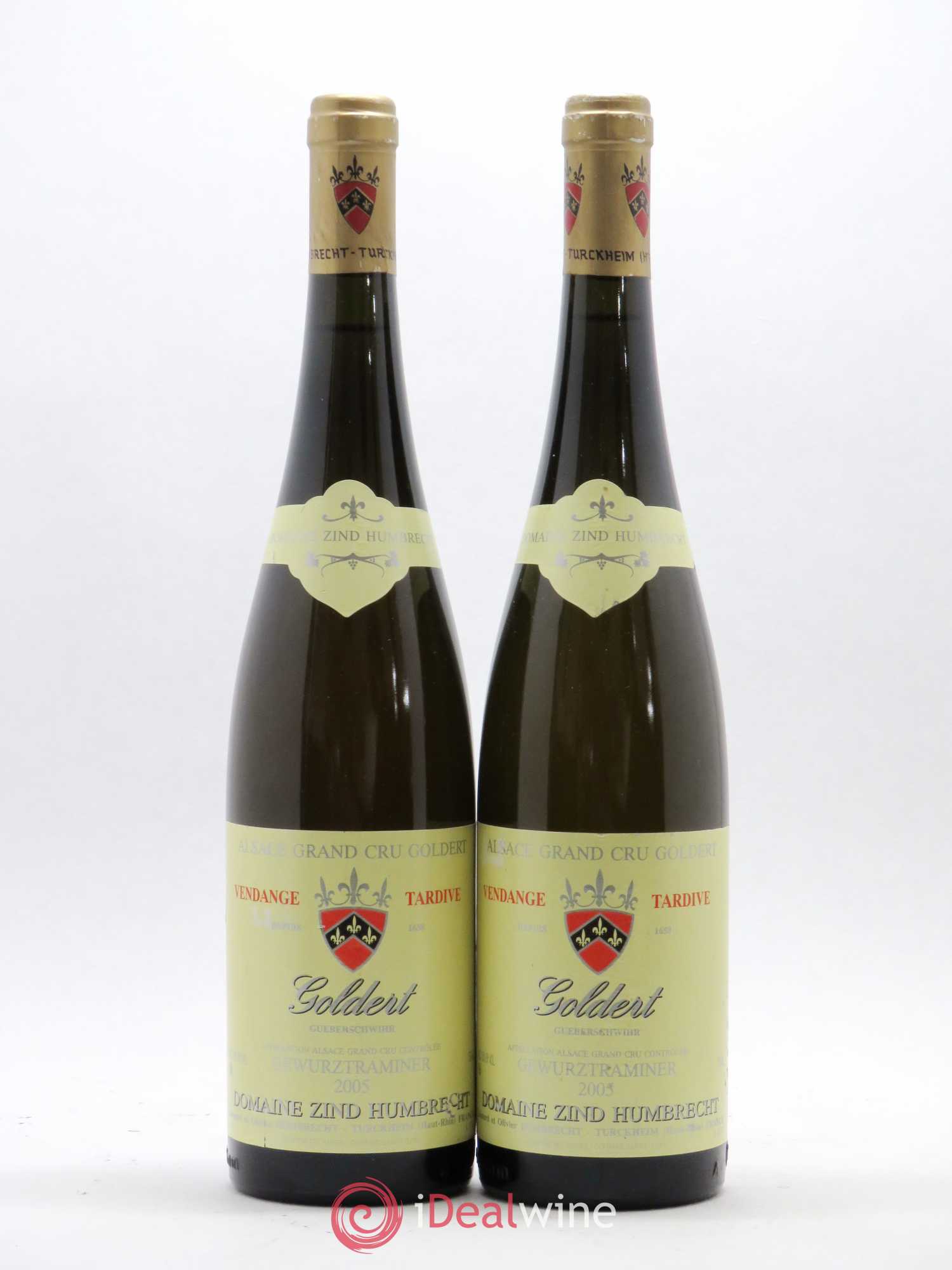 Alsace Gewurztraminer Vendanges Tardives Zind-Humbrecht (Domaine) 2005 - Lotto di 2 bottiglie - 0