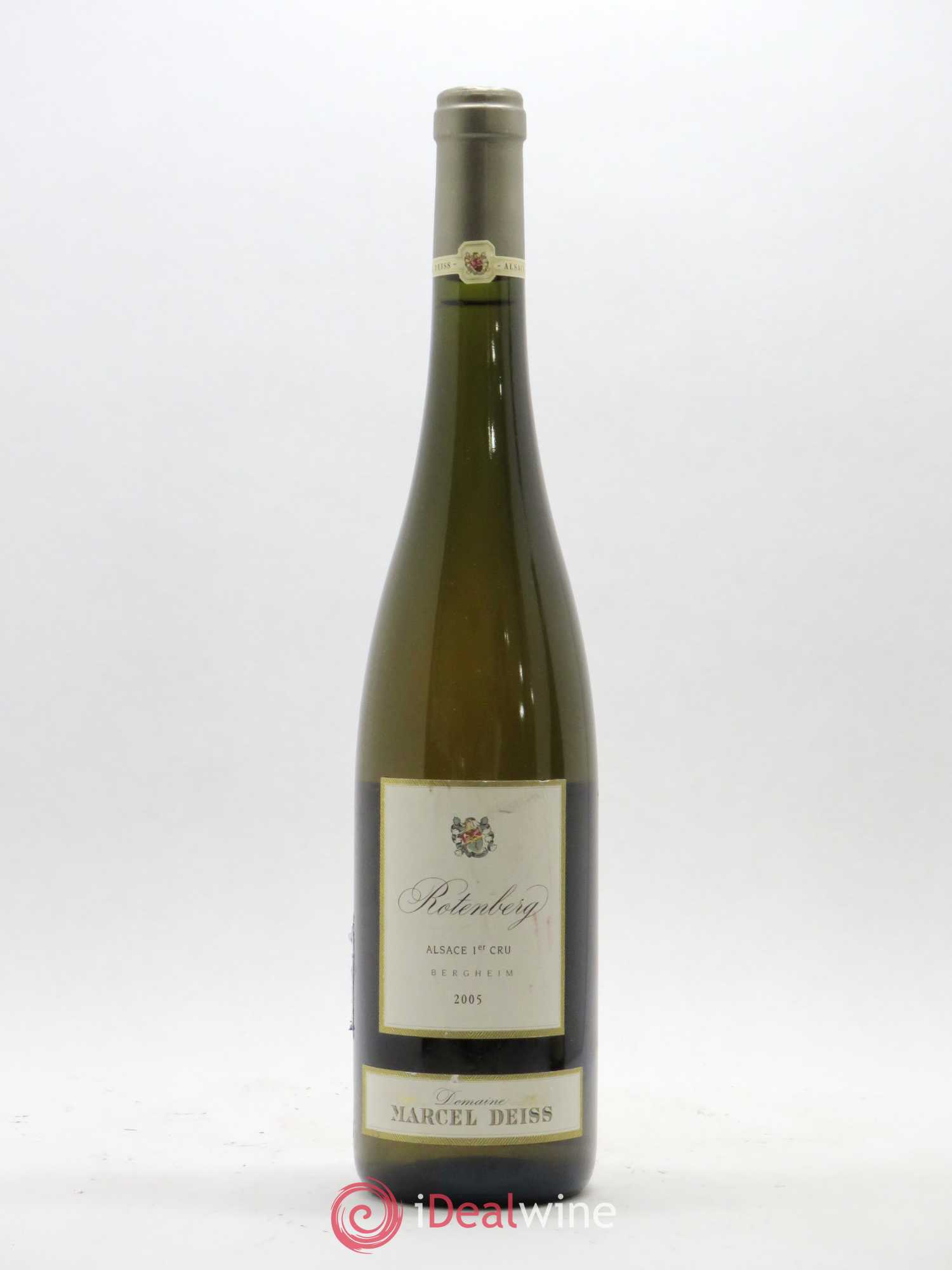 Alsace Rotenberg La Colline rouge Marcel Deiss (Domaine) 2005 - Lot de 1 bouteille - 0