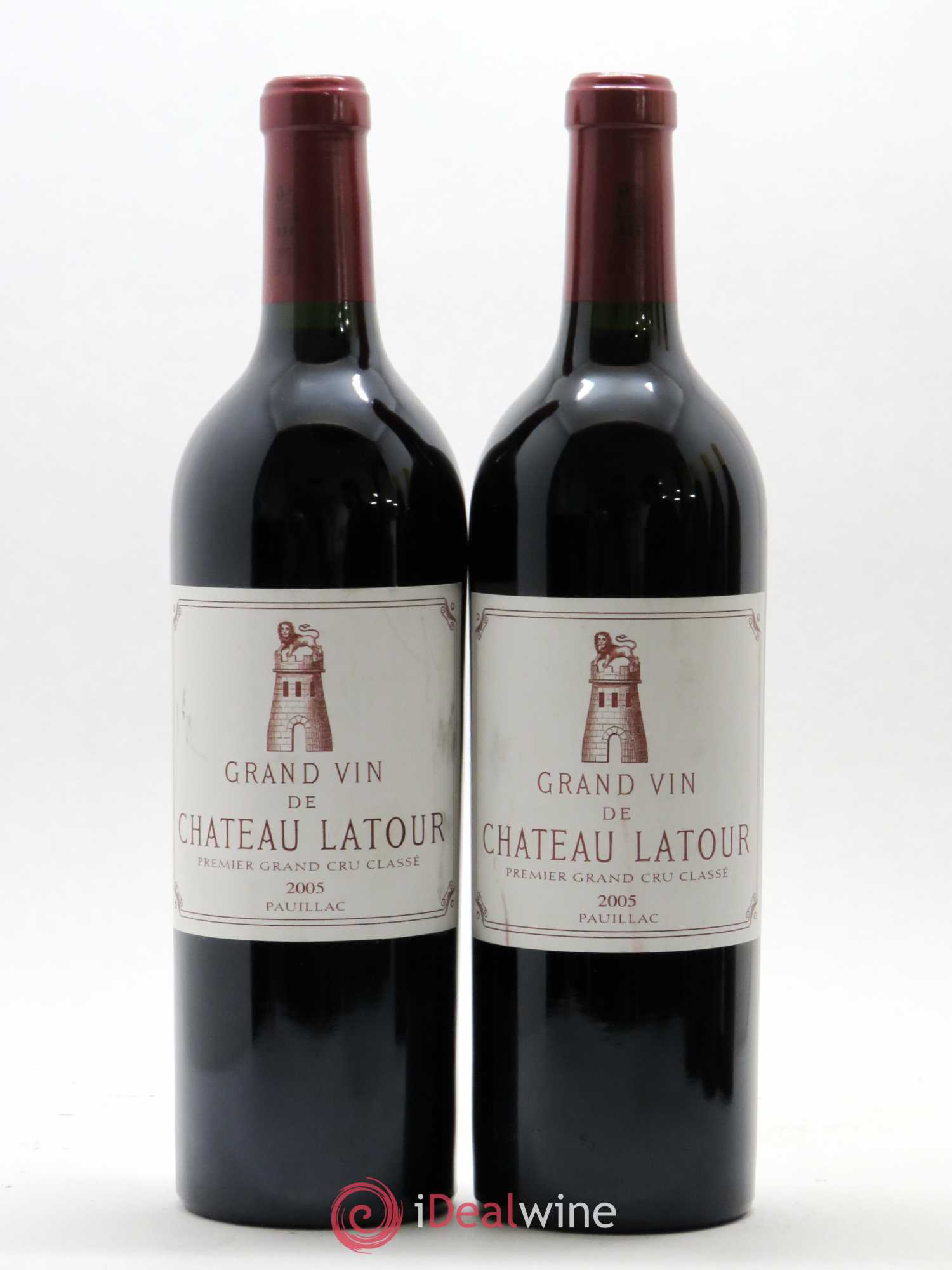 Château Latour 1er Grand Cru Classé 2005 - Lot de 2 bouteilles - 0