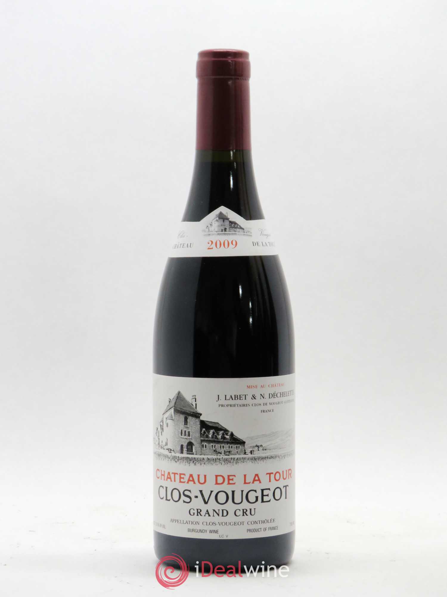 Clos de Vougeot Grand Cru Château de La Tour 2009 - Lot de 1 bouteille - 0