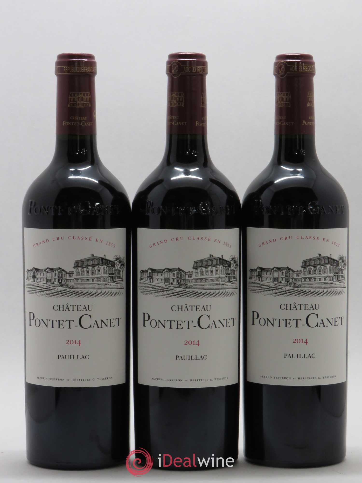 Château Pontet Canet 5ème Grand Cru Classé 2014 - Lot de 6 bouteilles - 1