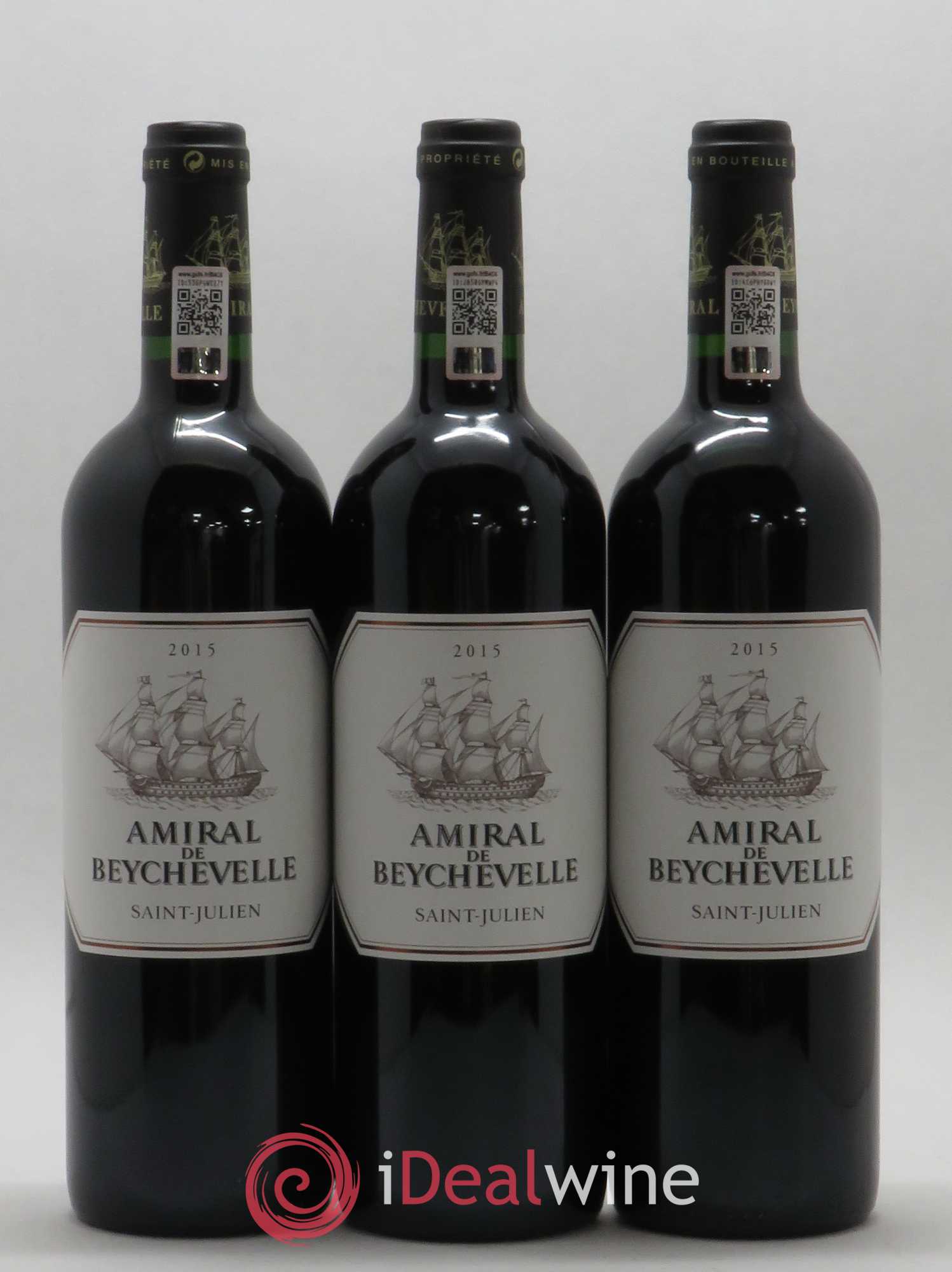Amiral de Beychevelle Second Vin 2015 - Lot de 6 bouteilles - 1