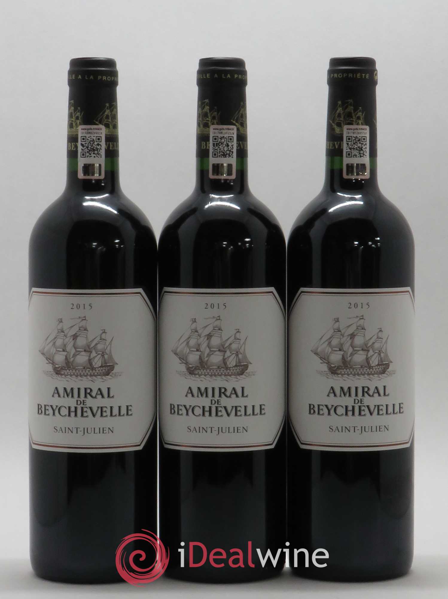 Amiral de Beychevelle Second Vin 2015 - Lot de 6 bouteilles - 2
