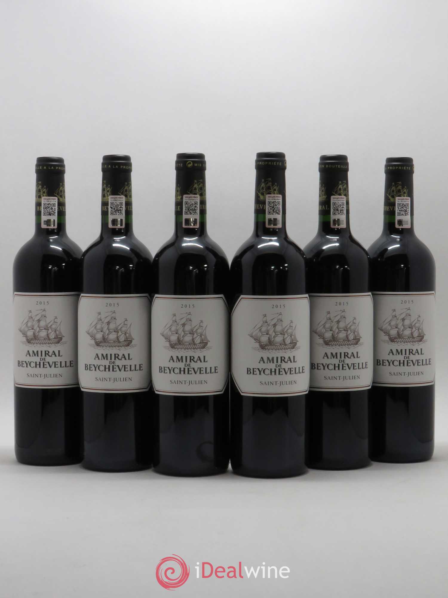 Amiral de Beychevelle Second Vin 2015 - Lot de 6 bouteilles - 0