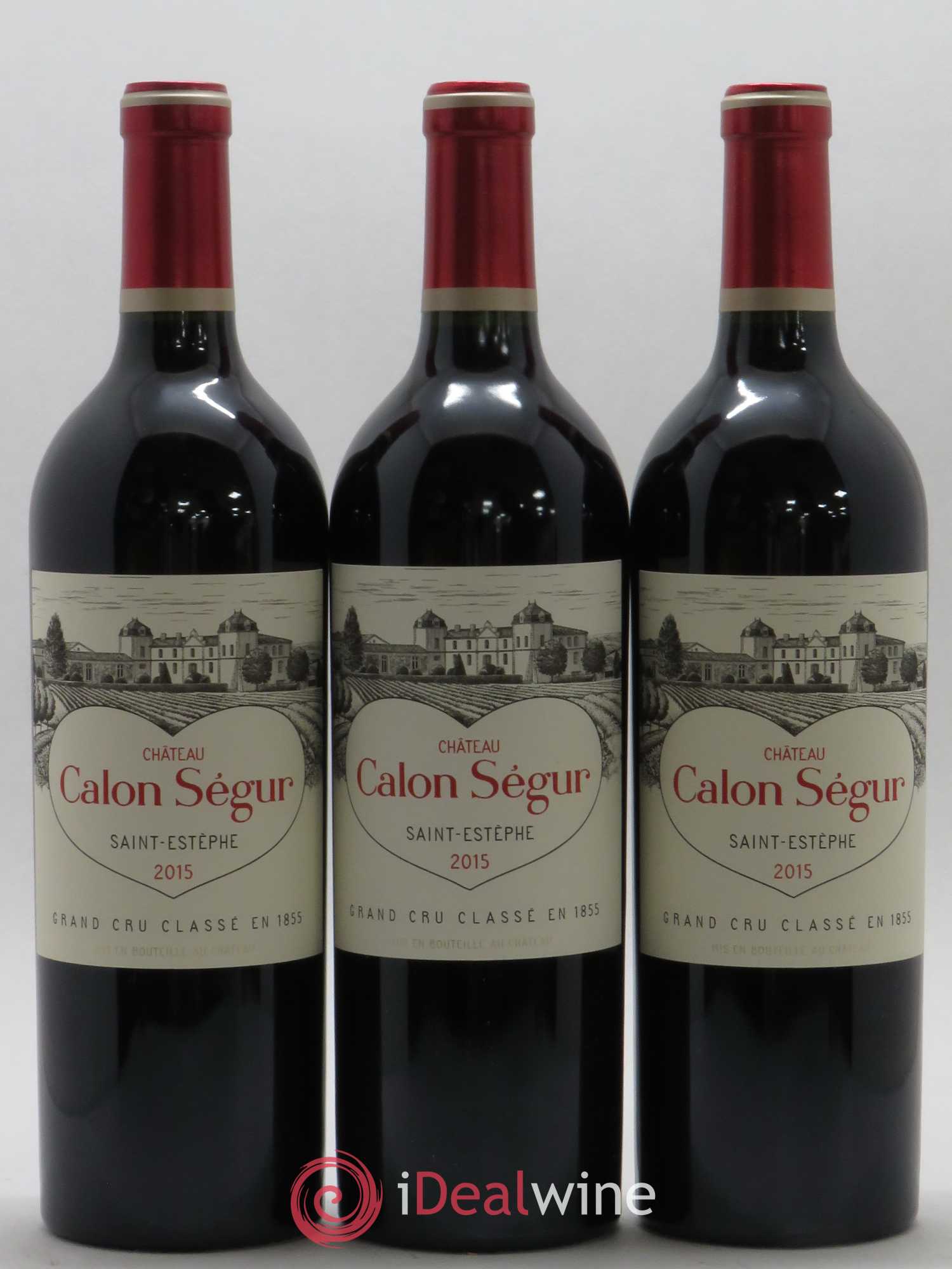 Château Calon Ségur 3ème Grand Cru Classé 2015 - Lot de 6 bouteilles - 1