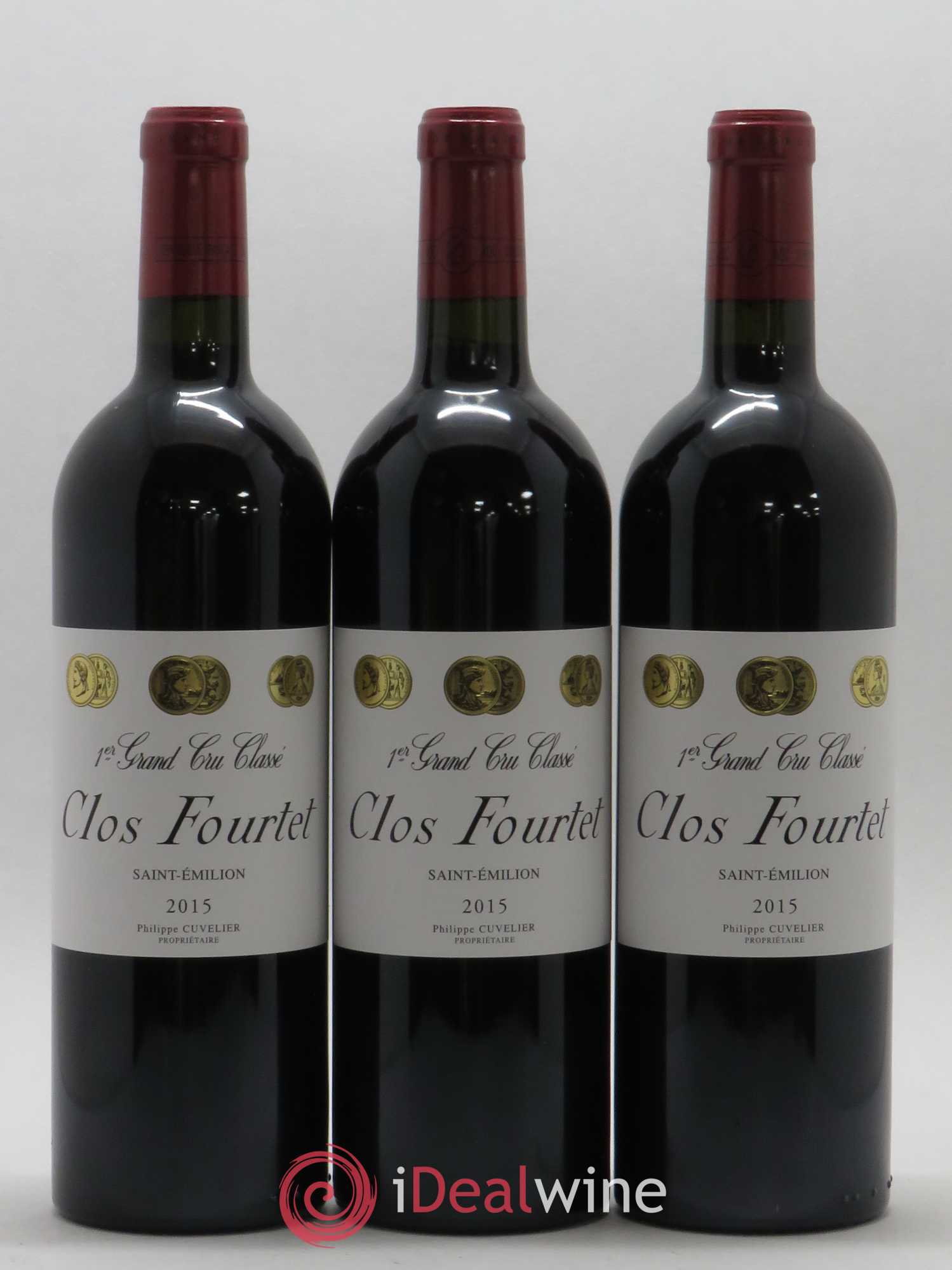 Clos Fourtet 1er Grand Cru Classé B 2015 - Lot de 6 bouteilles - 2