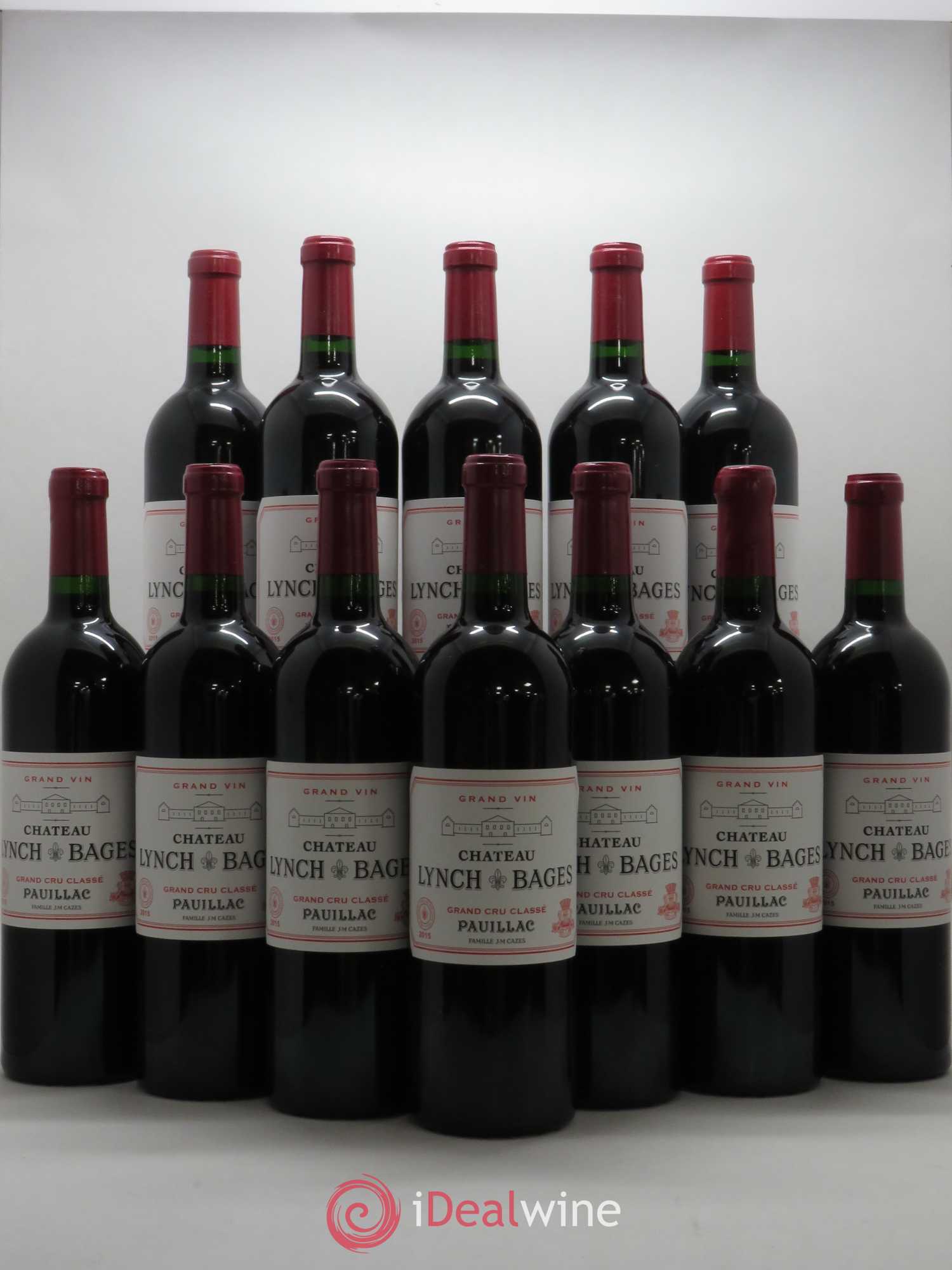 Château Lynch Bages 5ème Grand Cru Classé 2015 - Lot de 12 bouteilles - 0
