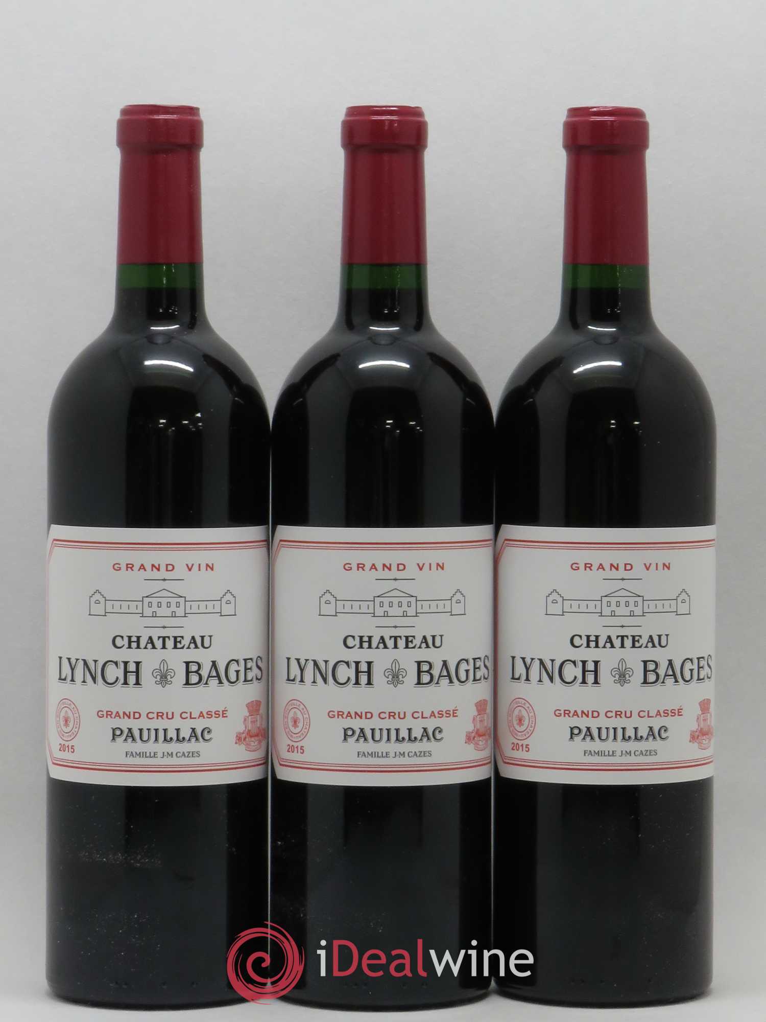 Château Lynch Bages 5ème Grand Cru Classé 2015 - Lot de 6 bouteilles - 1