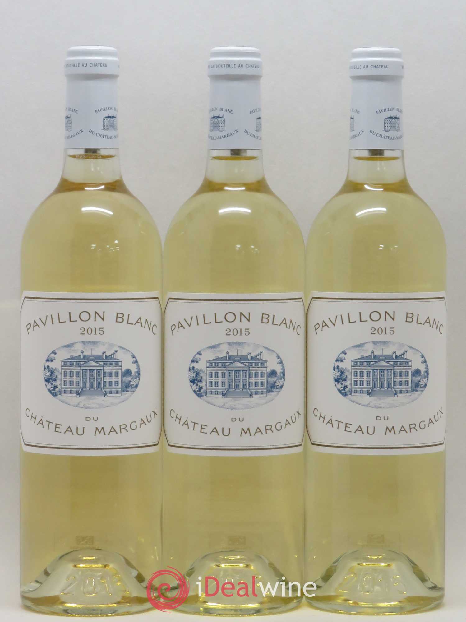 Pavillon Blanc du Château Margaux 2015 - Lot de 3 bouteilles - 0