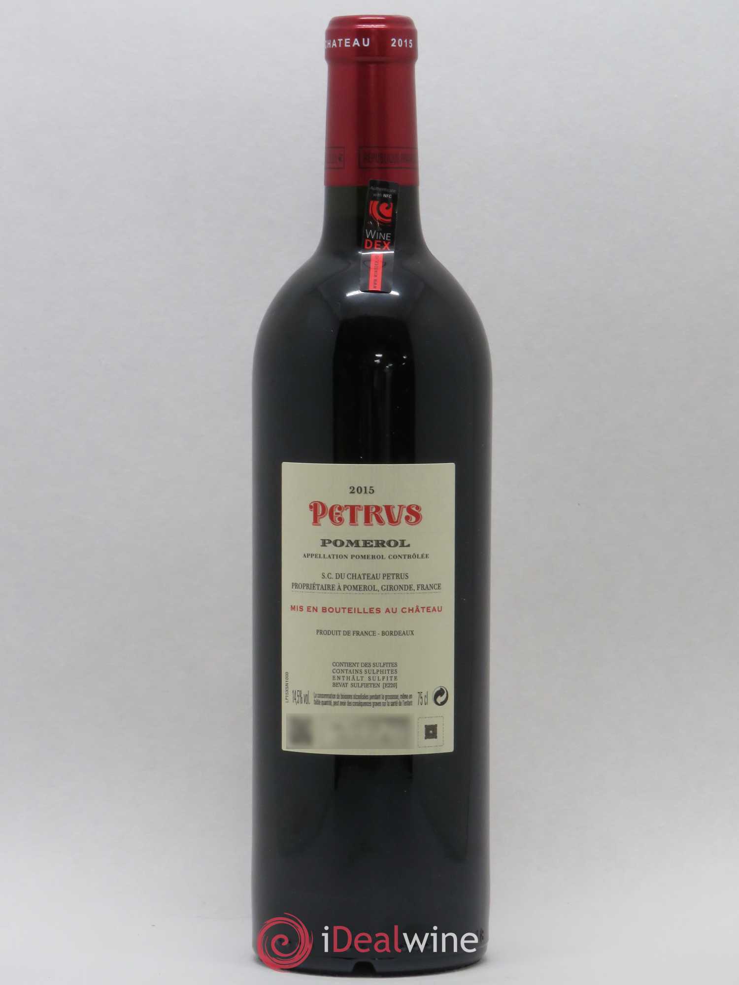 Petrus 2015 - Lot de 1 bouteille - 1