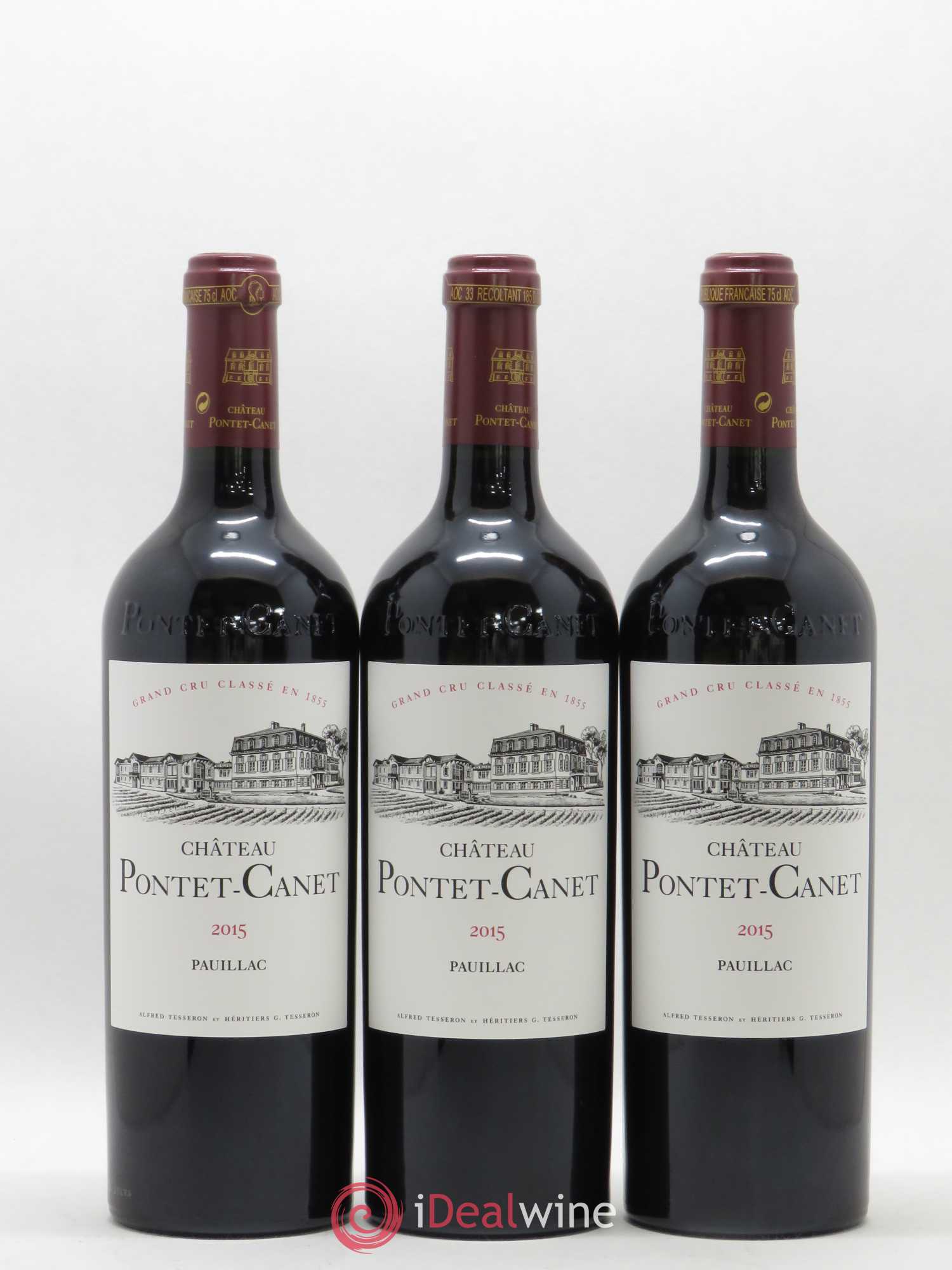 Château Pontet Canet 5ème Grand Cru Classé 2015 - Lot de 6 bouteilles - 2