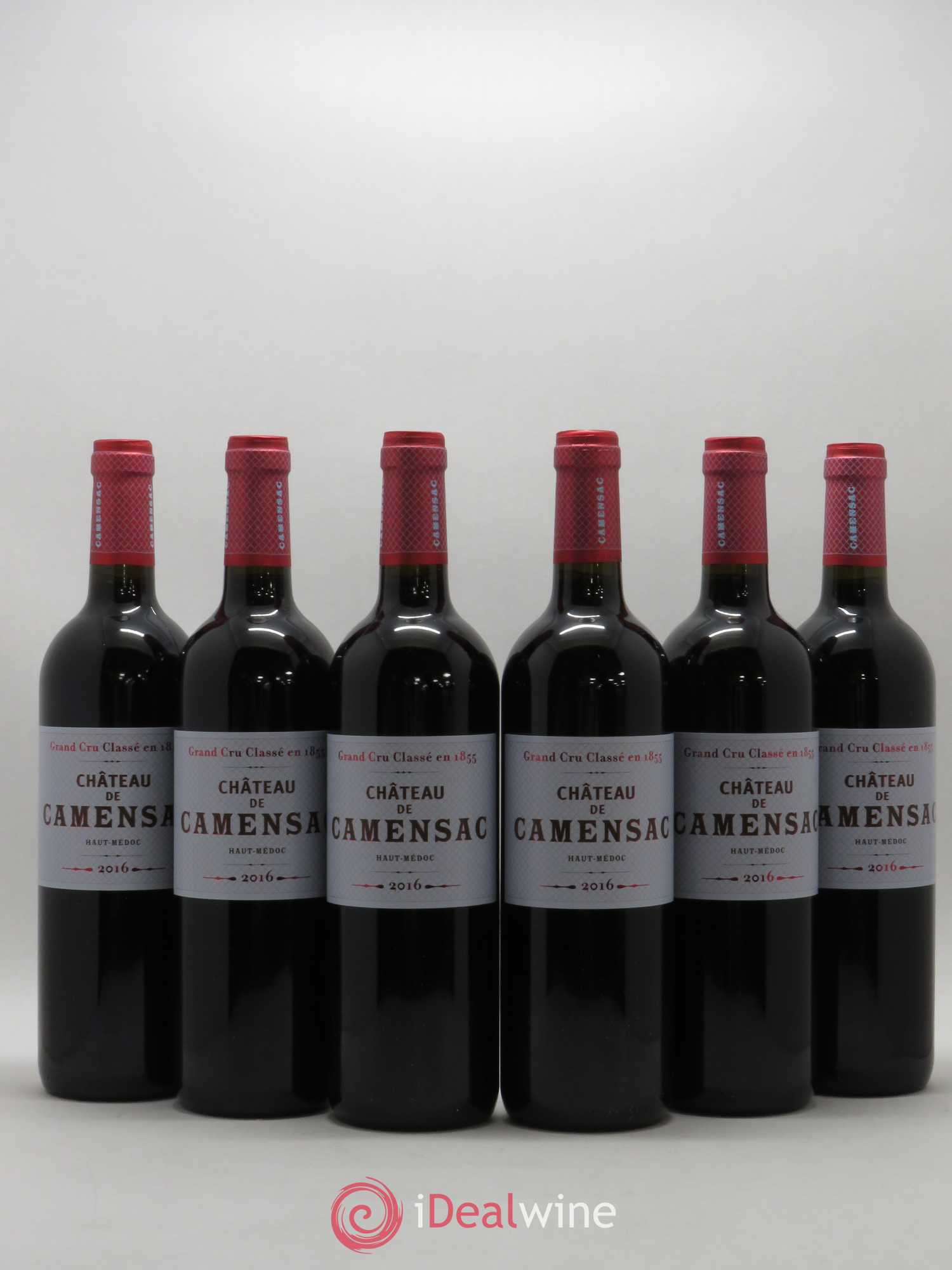 Château Camensac 5ème Grand Cru Classé 2016 - Lot de 6 bouteilles - 0