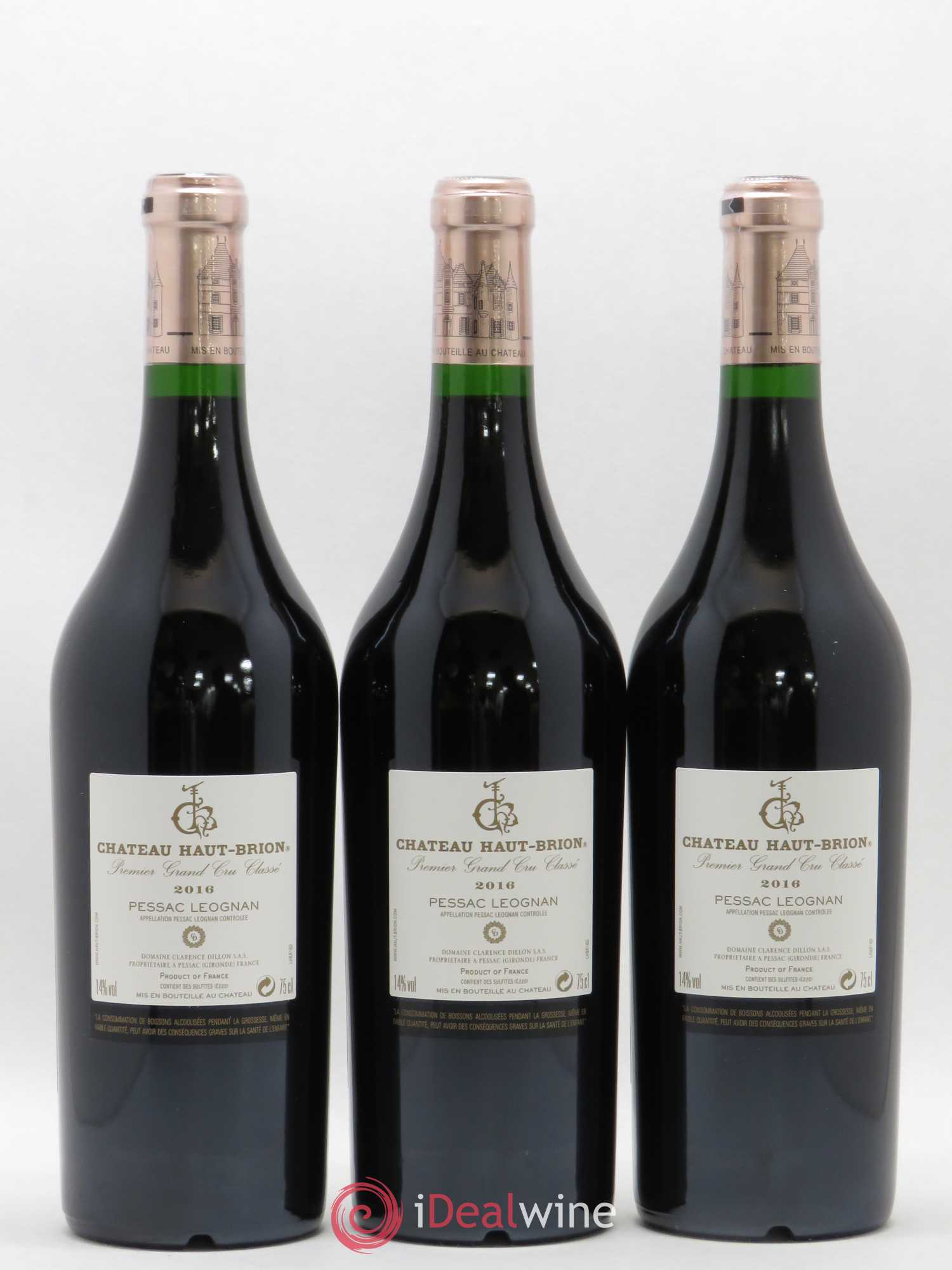 Château Haut Brion 1er Grand Cru Classé 2016 - Lot de 6 bouteilles - 2