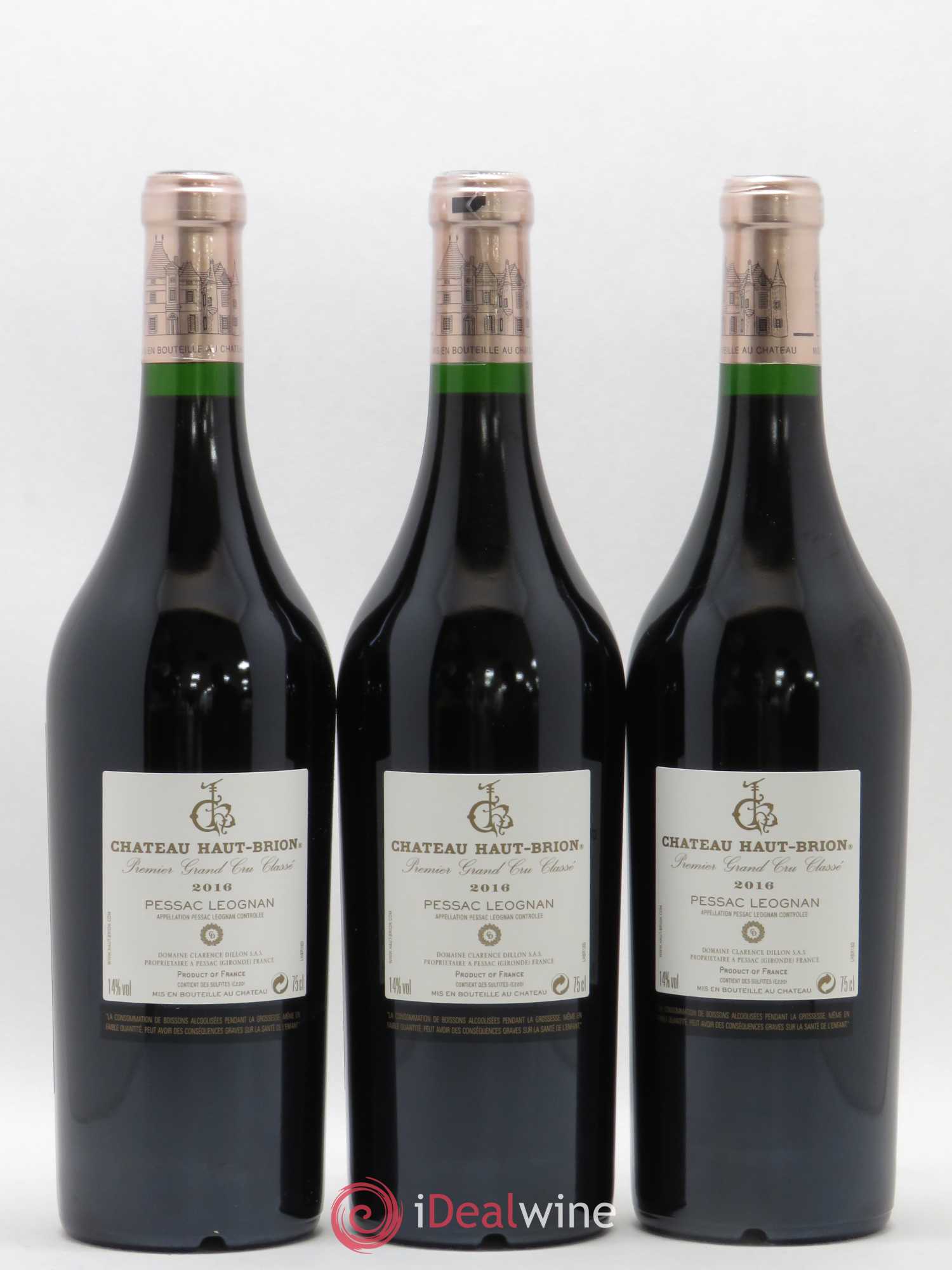 Château Haut Brion 1er Grand Cru Classé 2016 - Lot de 6 bouteilles - 4
