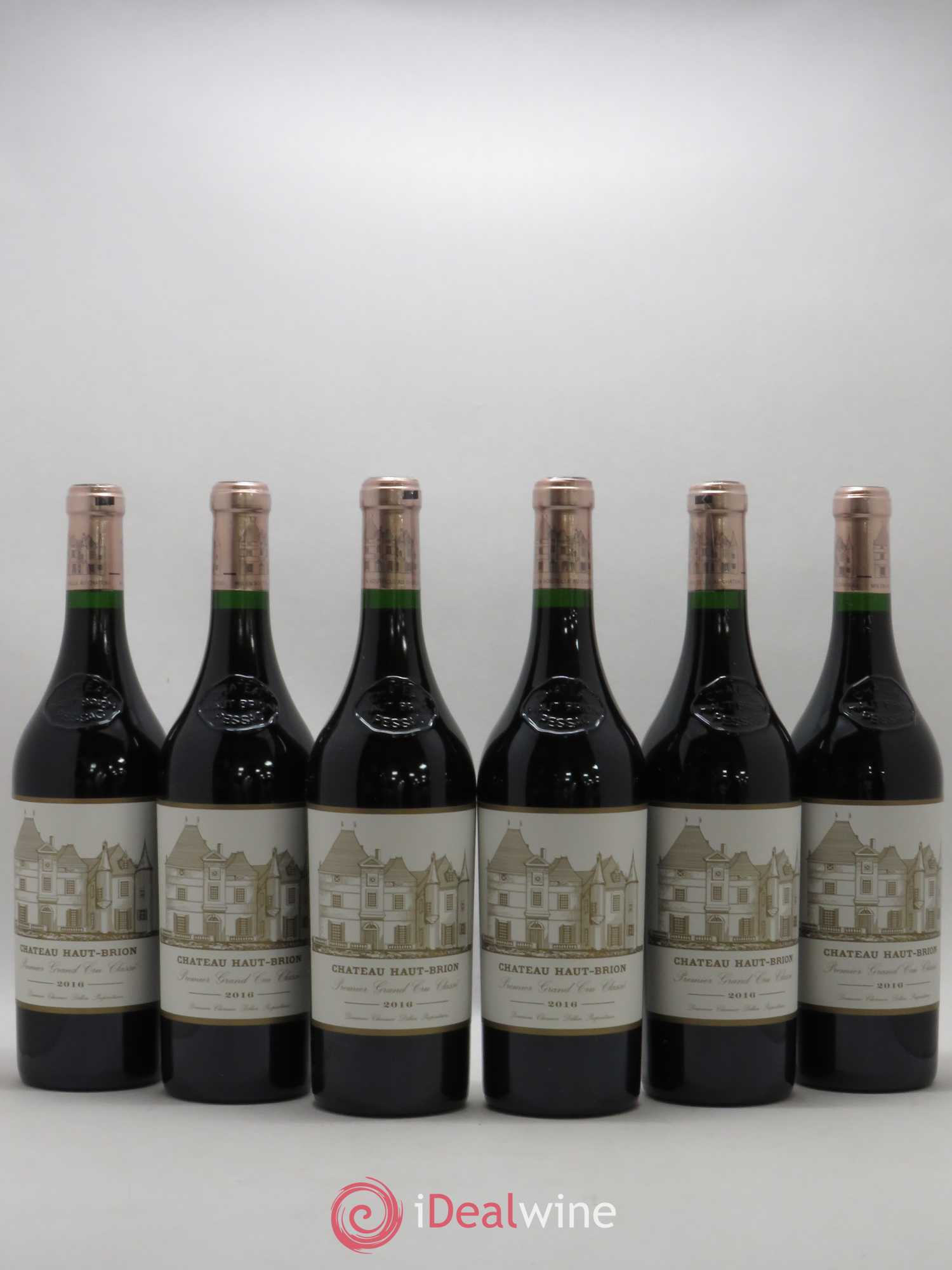 Château Haut Brion 1er Grand Cru Classé 2016 - Lot de 6 bouteilles - 0