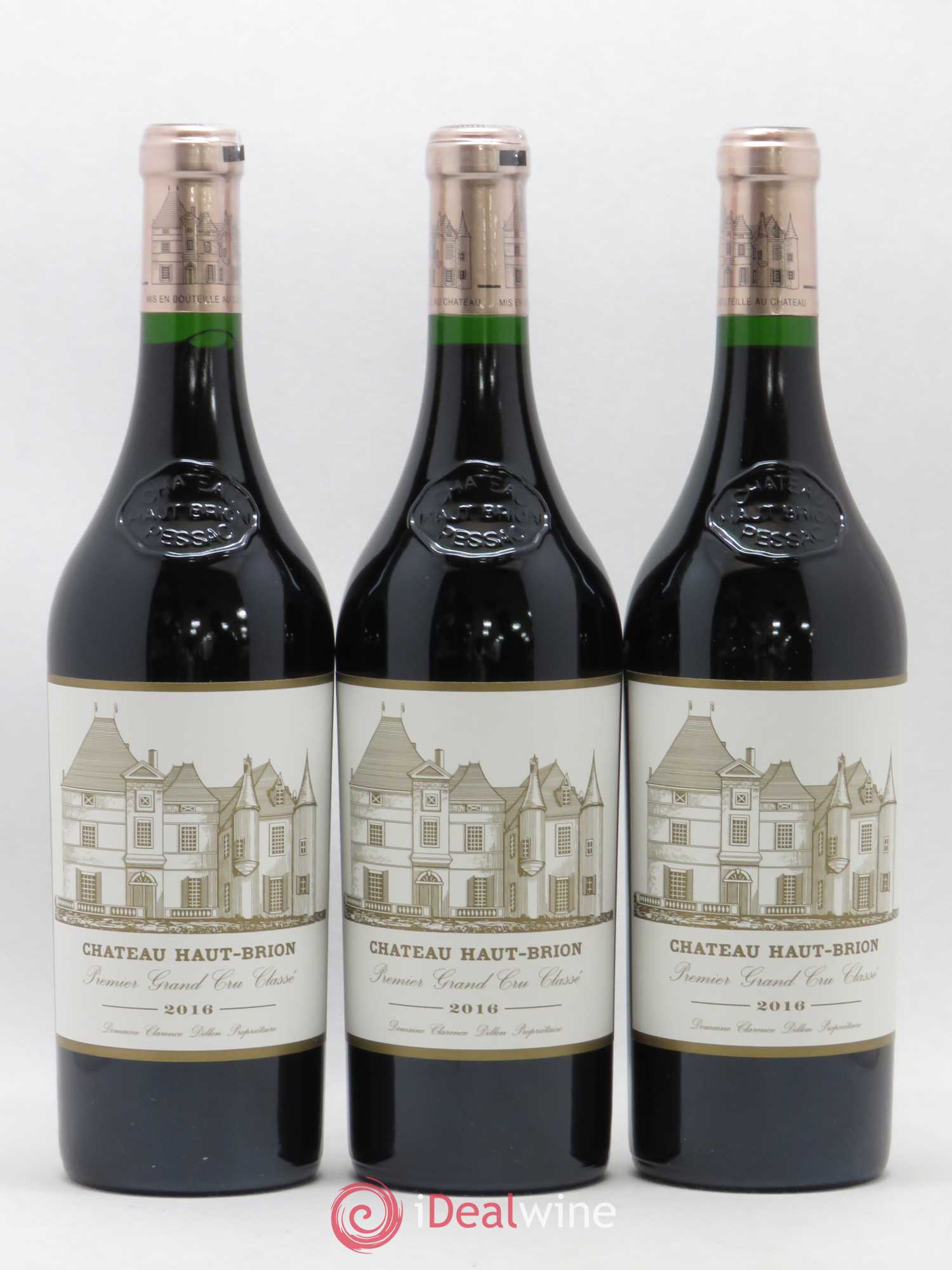 Château Haut Brion 1er Grand Cru Classé 2016 - Lot de 3 bouteilles - 0