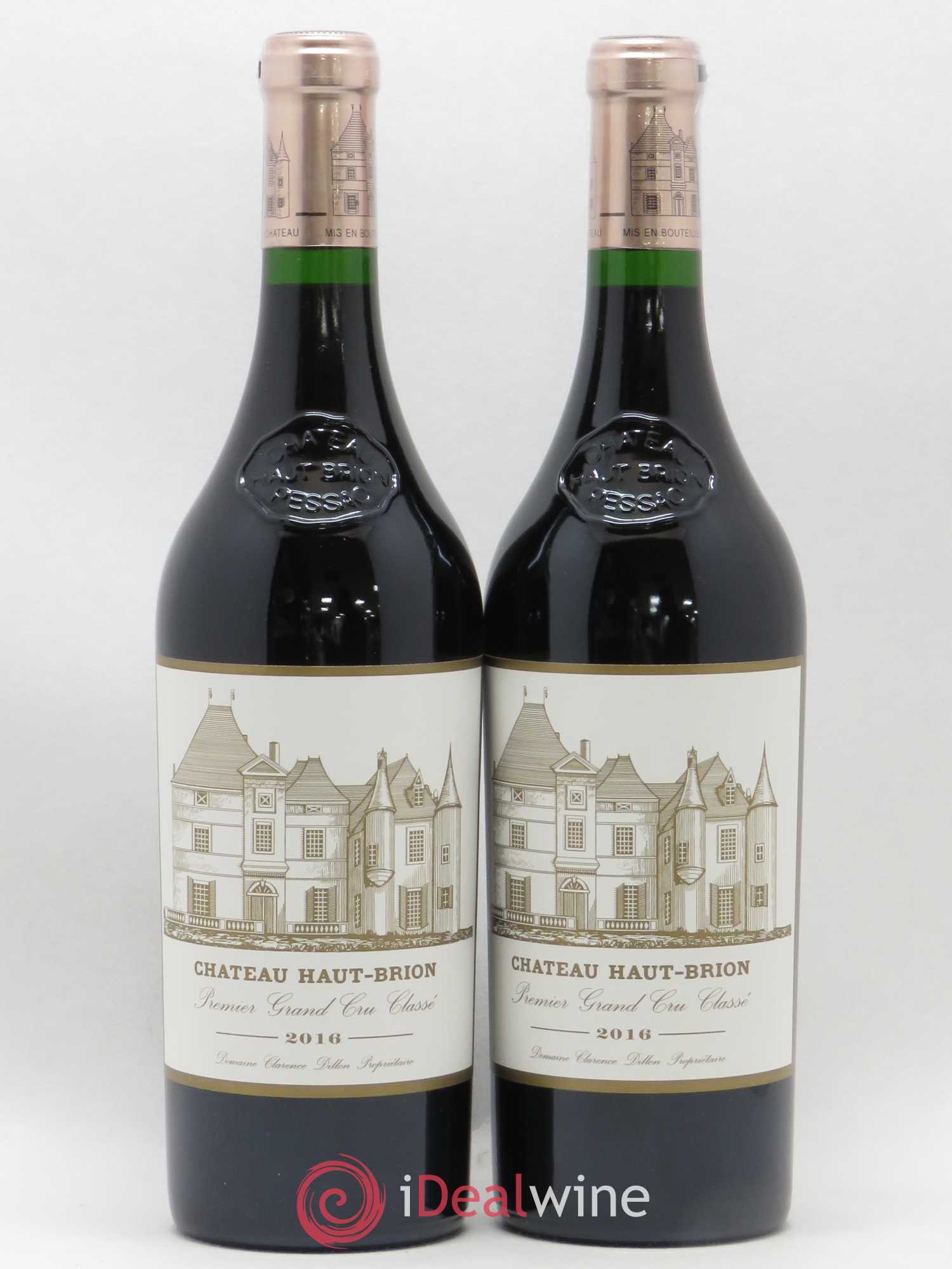 Château Haut Brion 1er Grand Cru Classé 2016 - Lot de 2 bouteilles - 0