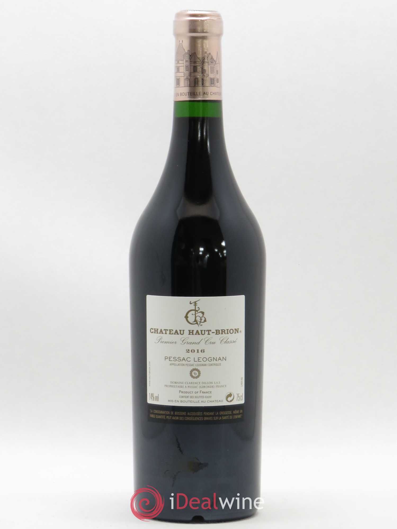 Château Haut Brion 1er Grand Cru Classé 2016 - Lot de 1 bouteille - 1