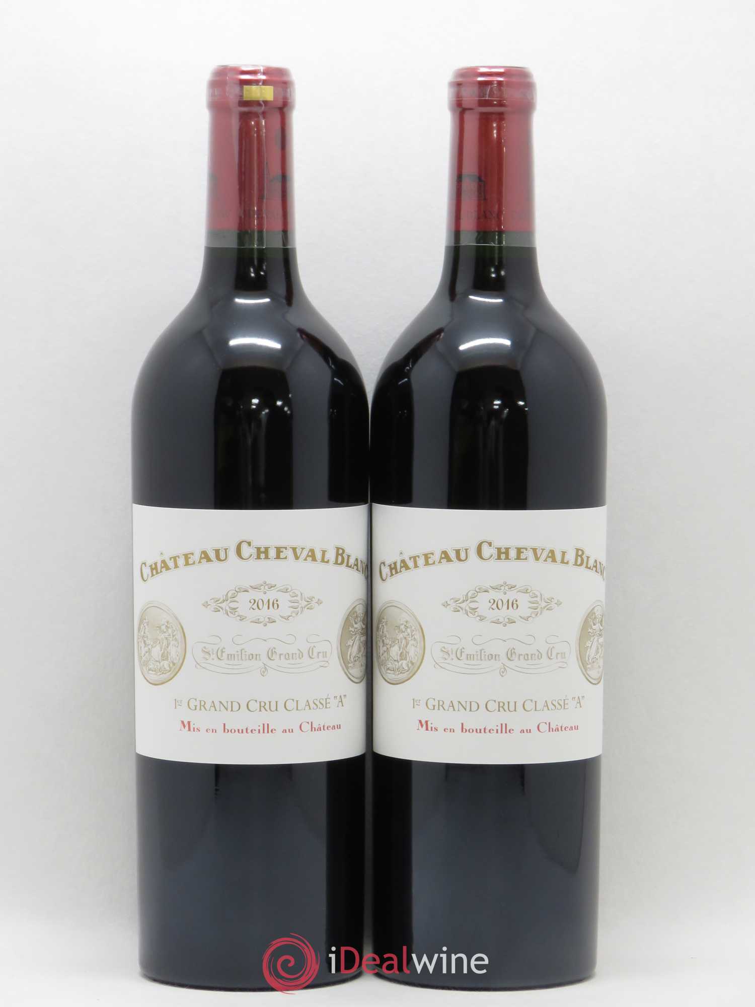 Château Cheval Blanc 1er Grand Cru Classé A 2016 - Lot de 2 bouteilles - 0