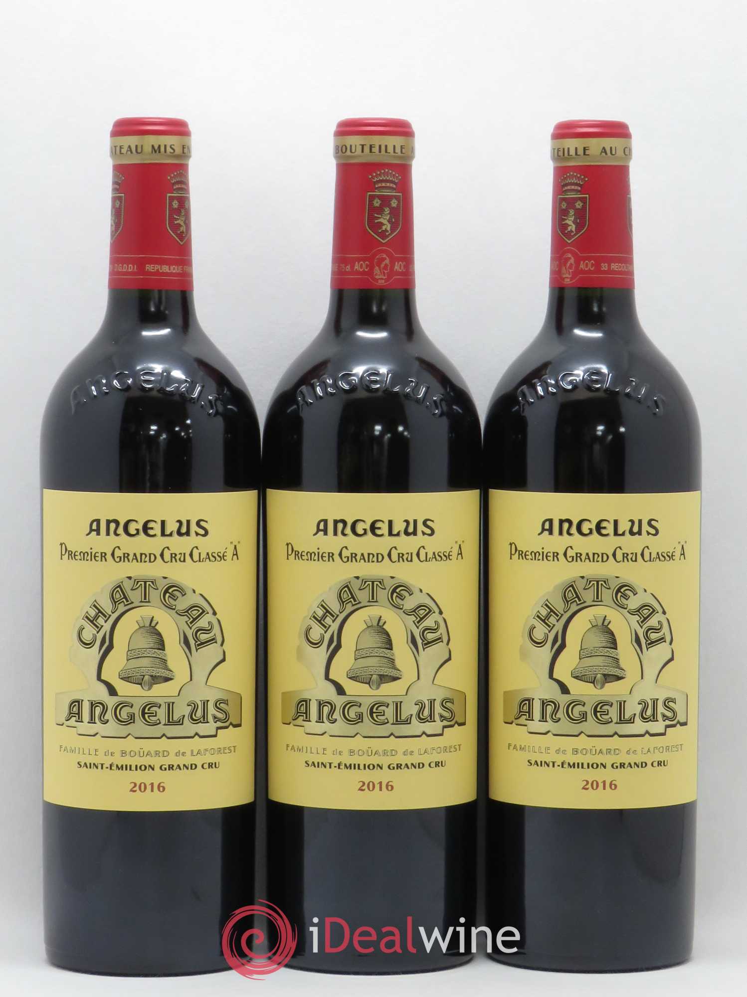 Château Angélus 1er Grand Cru Classé A 2016 - Lot de 6 bouteilles - 1