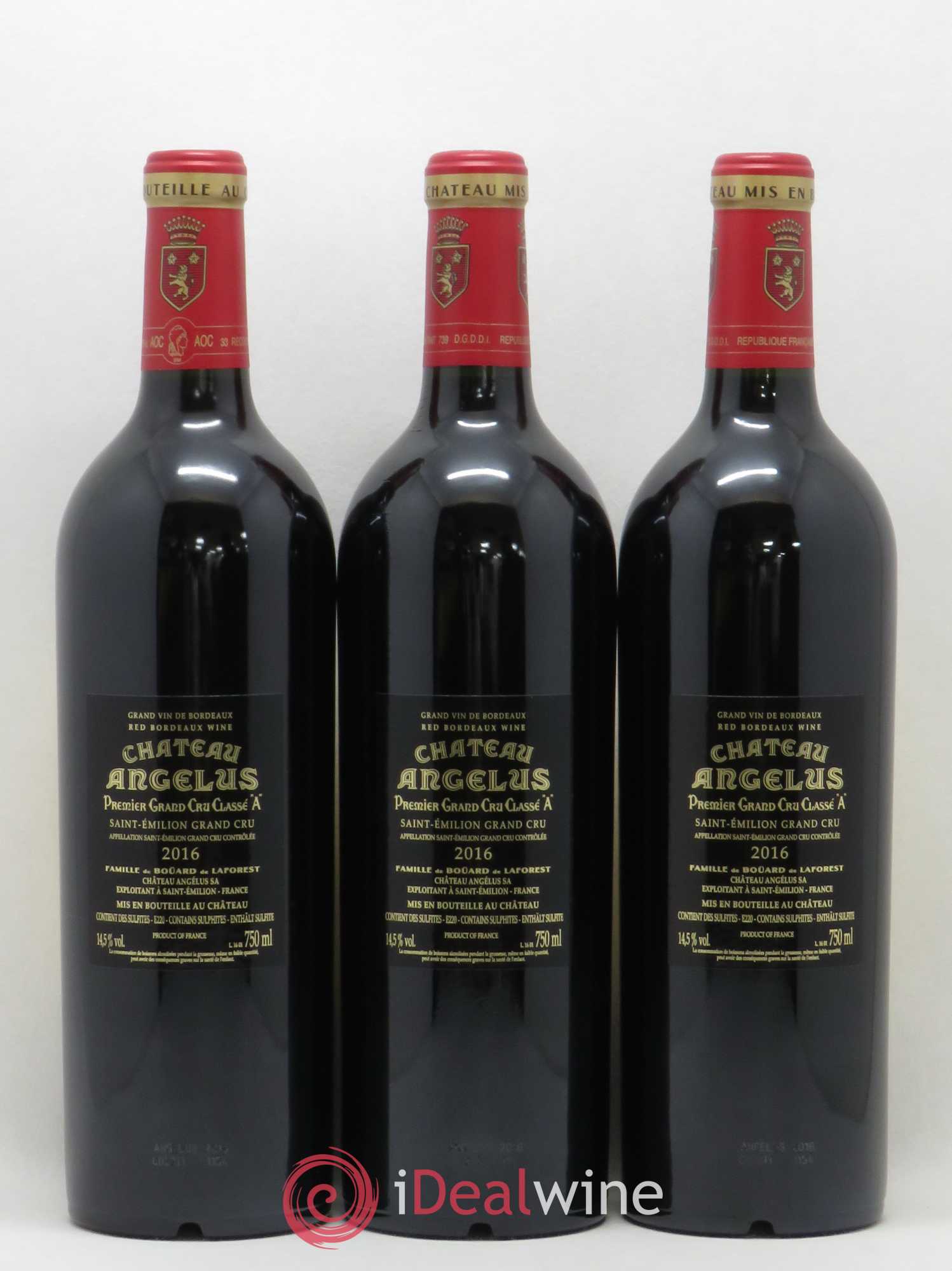 Château Angélus 1er Grand Cru Classé A 2016 - Lot de 6 bouteilles - 2