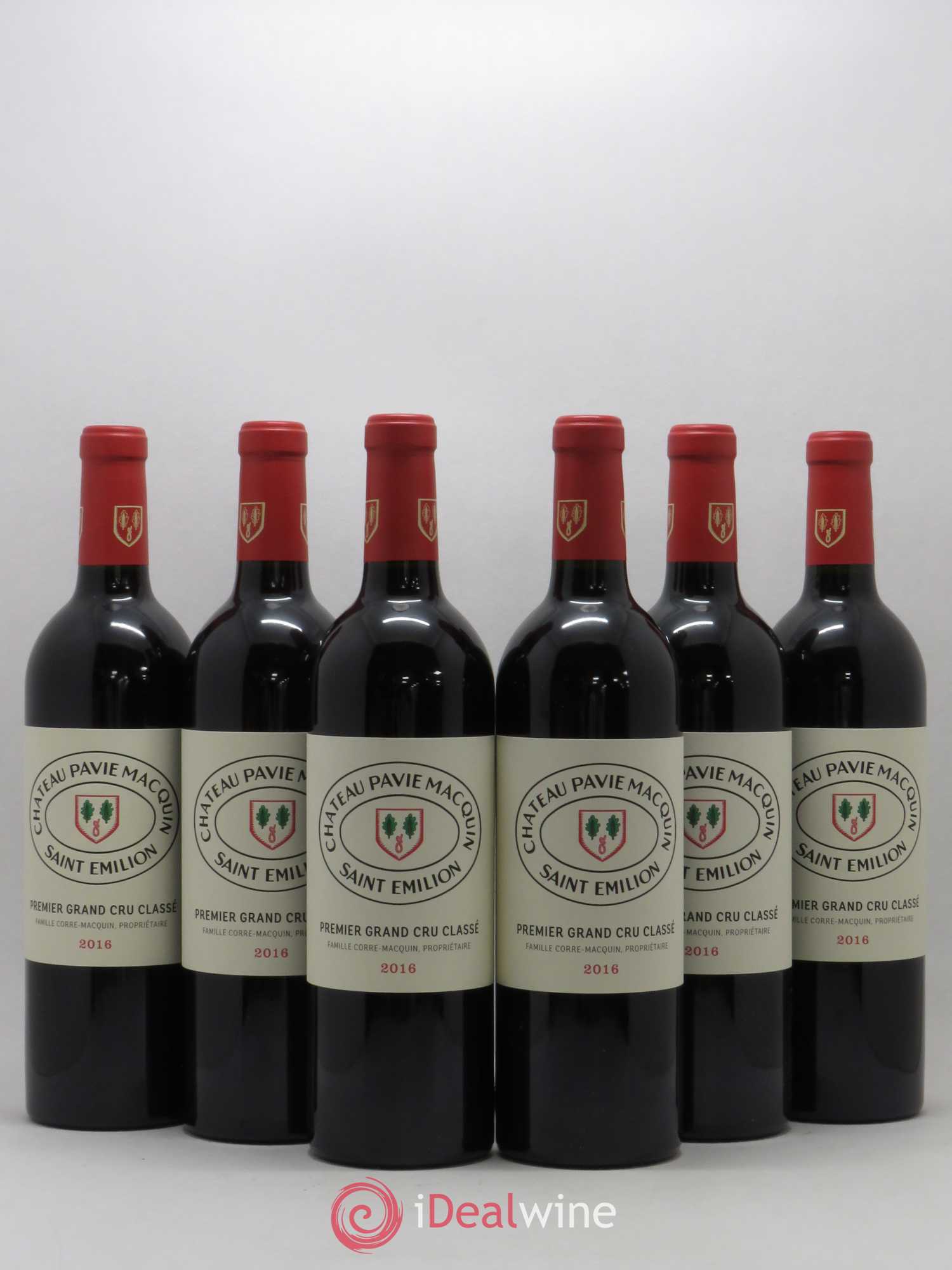 Château Pavie Macquin 1er Grand Cru Classé B 2016 - Lot de 6 bouteilles - 0