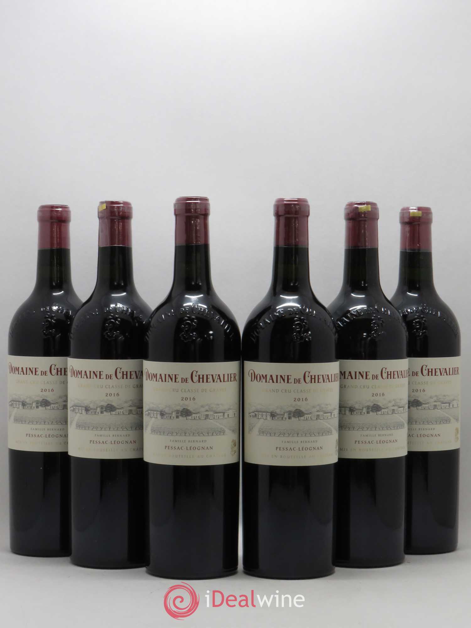 Domaine de Chevalier Cru Classé de Graves 2016 - Lot de 6 bouteilles - 0