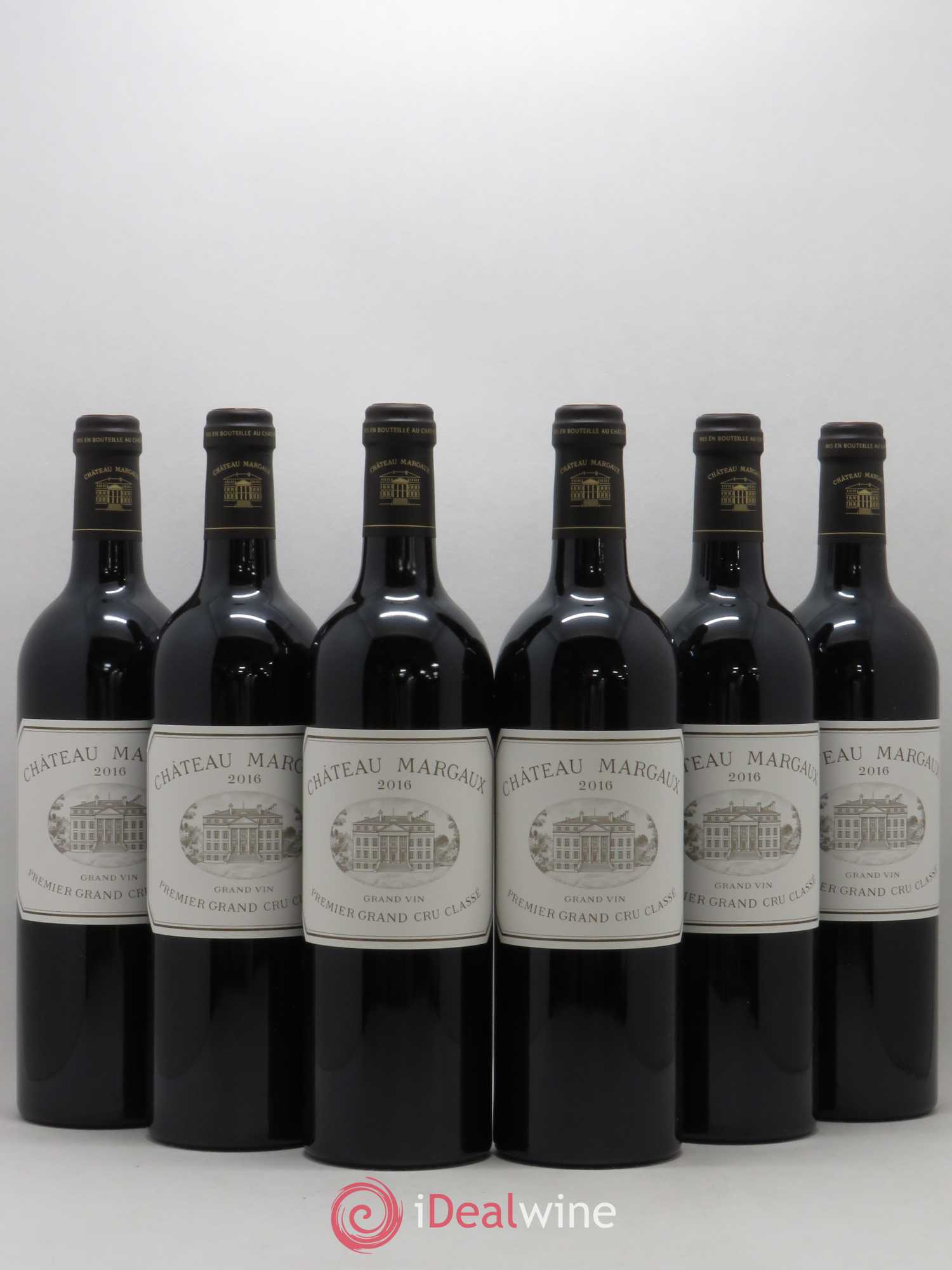Château Margaux 1er Grand Cru Classé 2016 - Lot de 6 bouteilles - 0