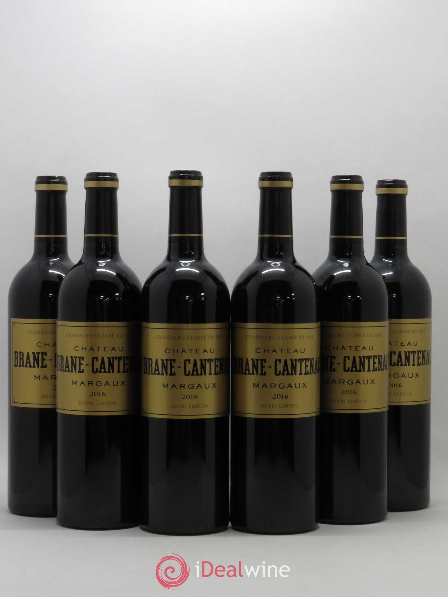 Château Brane Cantenac 2ème Grand Cru Classé 2016 - Lot de 6 bouteilles - 0