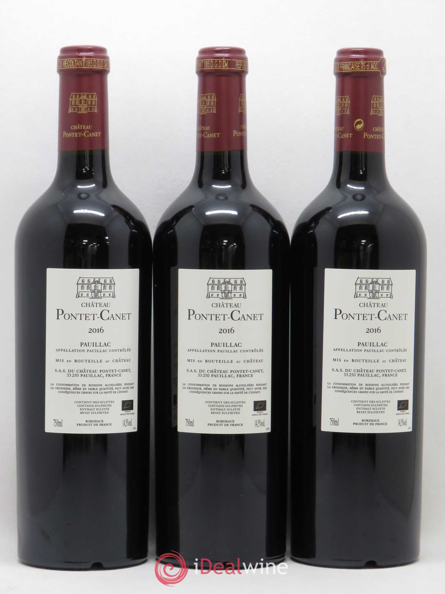 Château Pontet Canet 5ème Grand Cru Classé 2016 - Lot de 6 bouteilles - 2