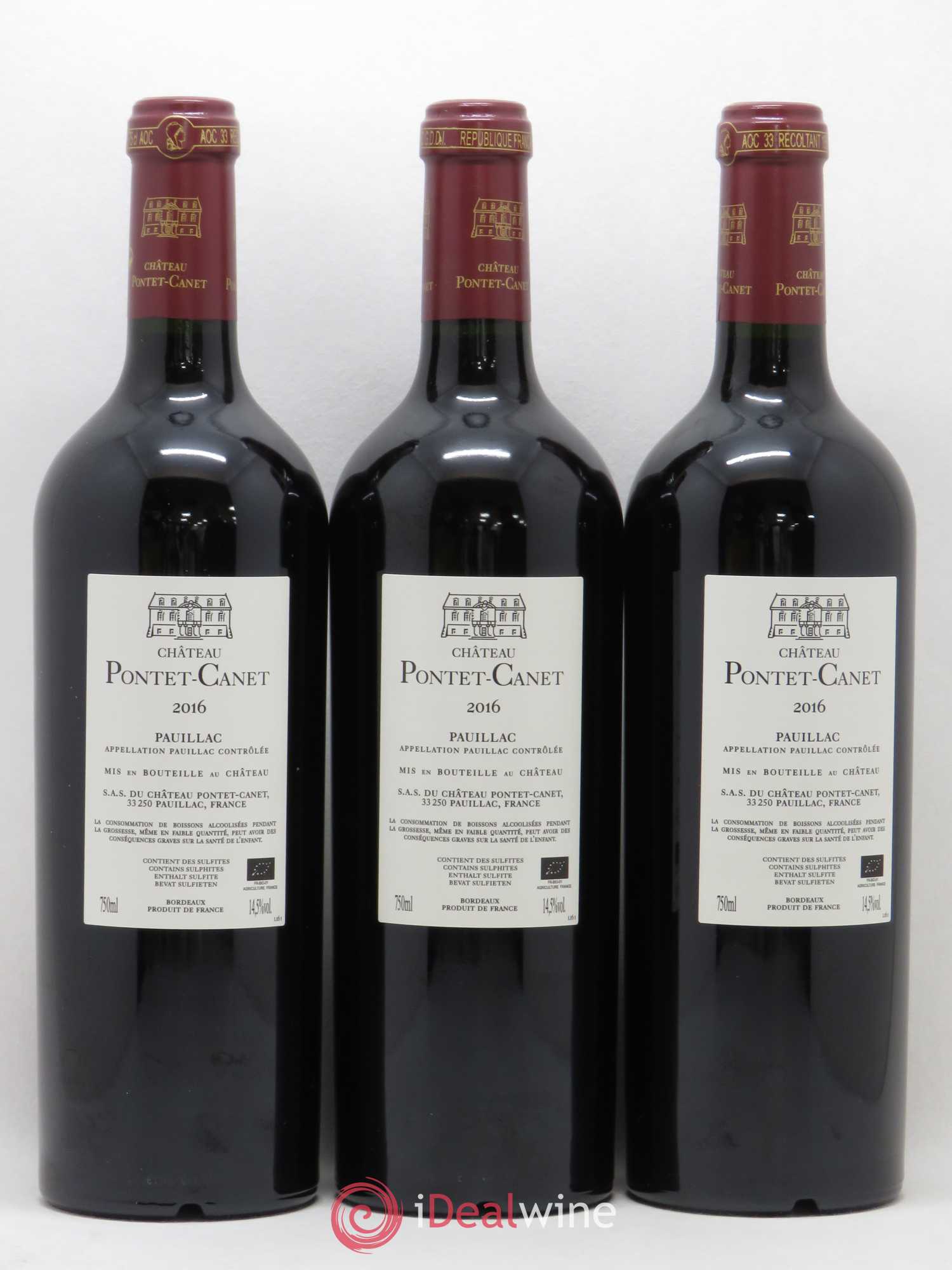 Château Pontet Canet 5ème Grand Cru Classé 2016 - Lot de 6 bouteilles - 4