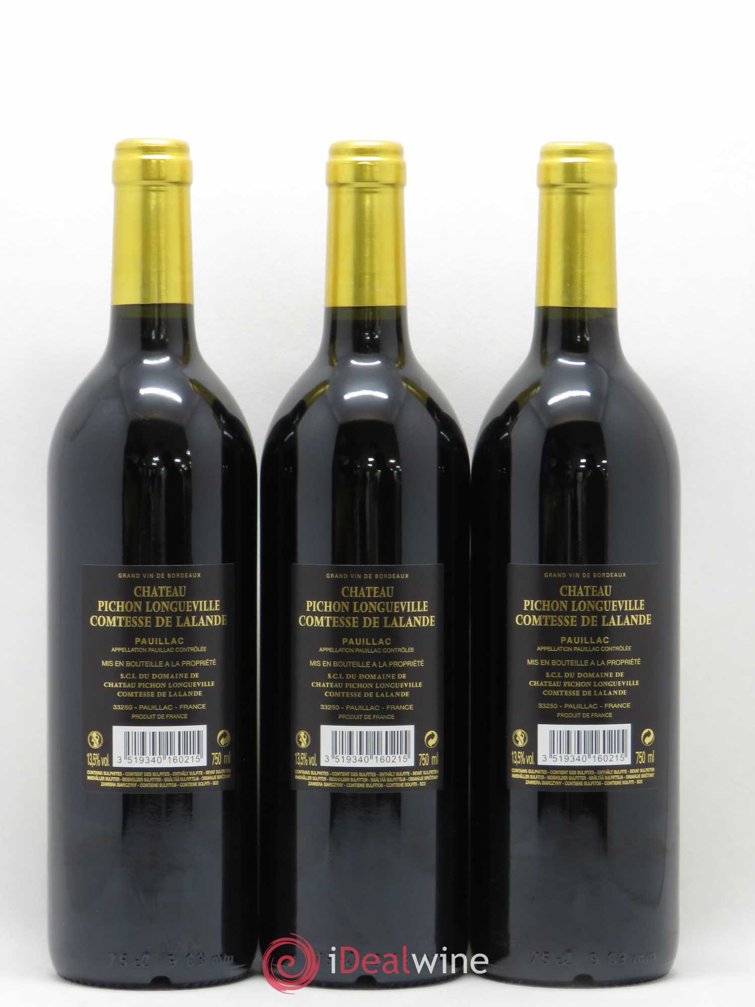 Château Pichon Longueville Comtesse de Lalande 2ème Grand Cru Classé 2016 - Lot de 6 bouteilles - 4