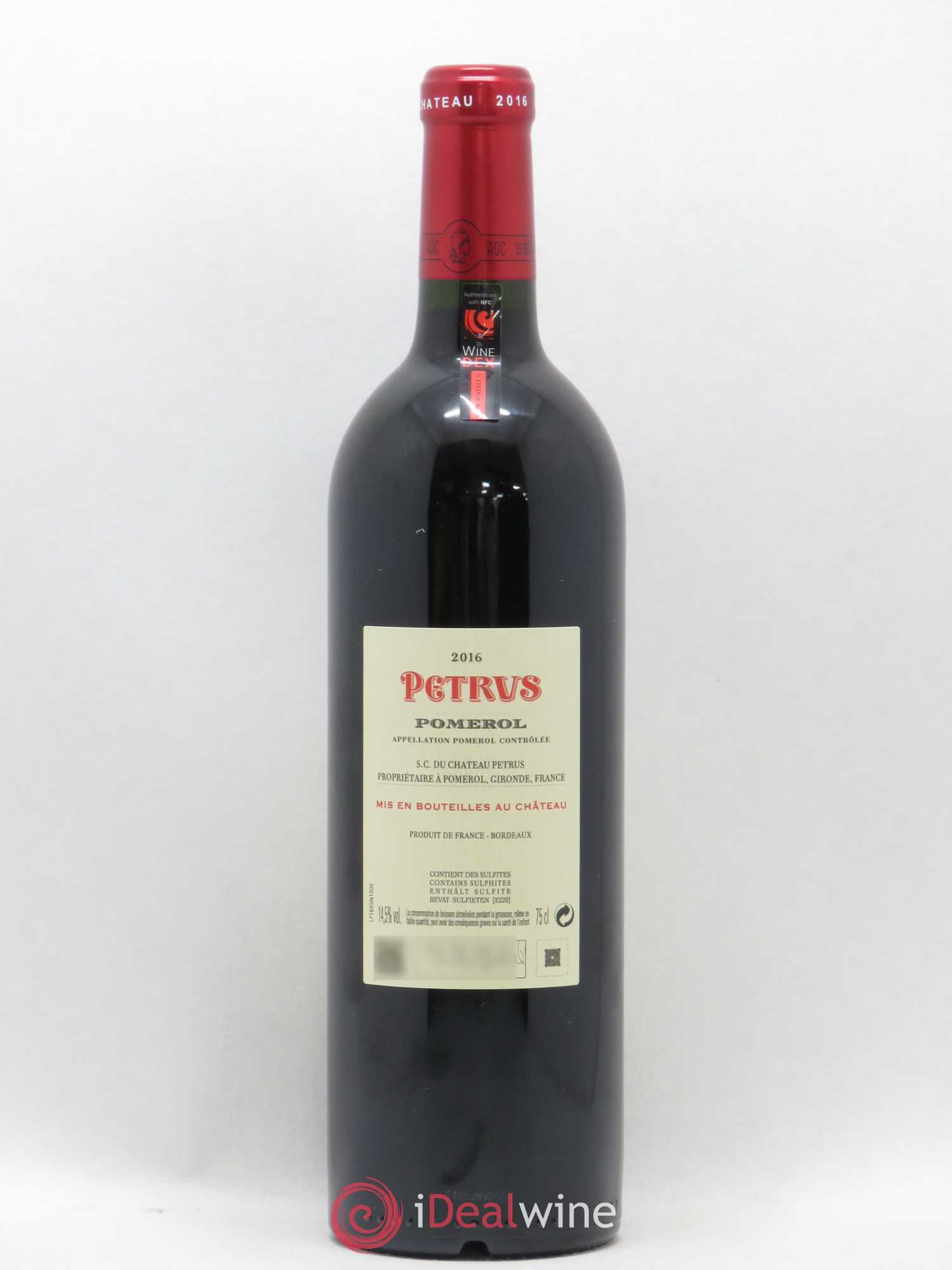 Petrus 2016 - Lot de 1 bouteille - 1