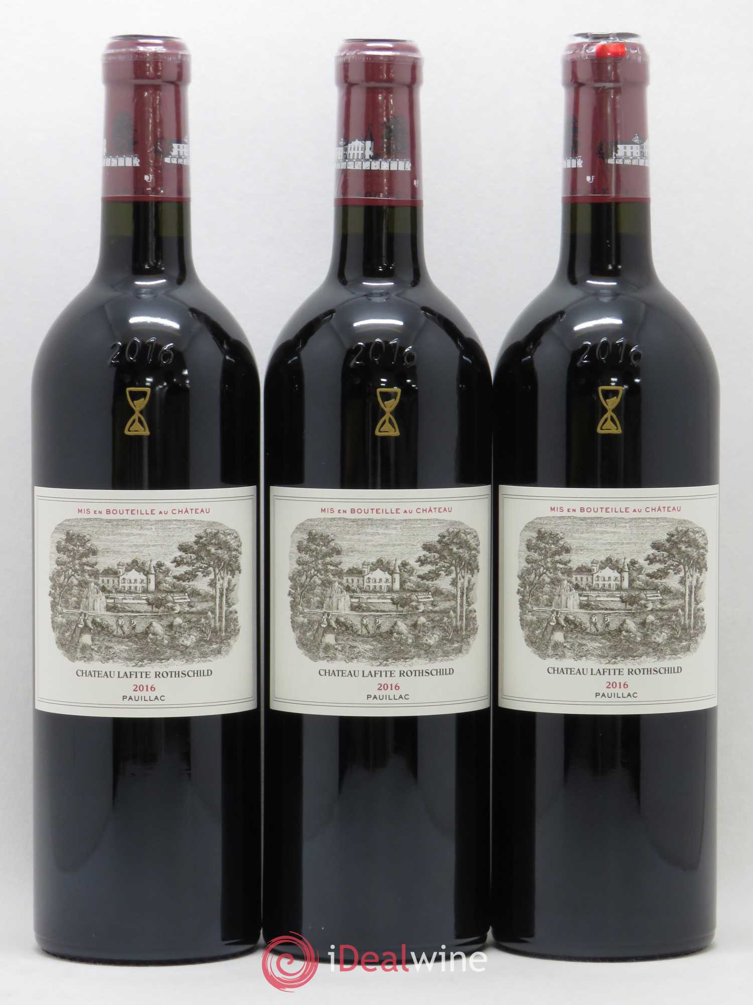 Château Lafite Rothschild 1er Grand Cru Classé 2016 - Lot de 3 bouteilles - 0