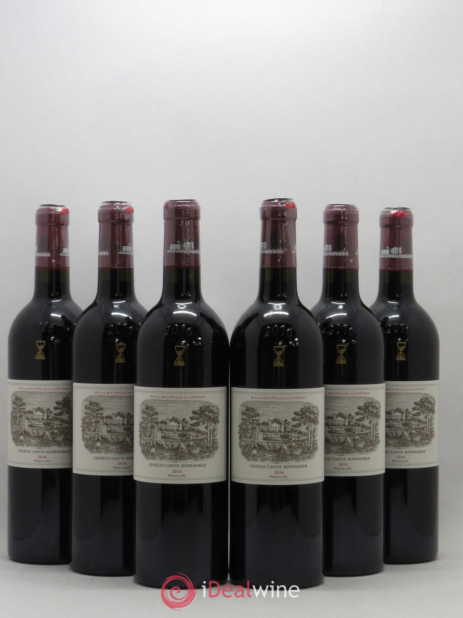 Château Lafite Rothschild 1er Grand Cru Classé 2016 - Lot de 6 bouteilles - 0