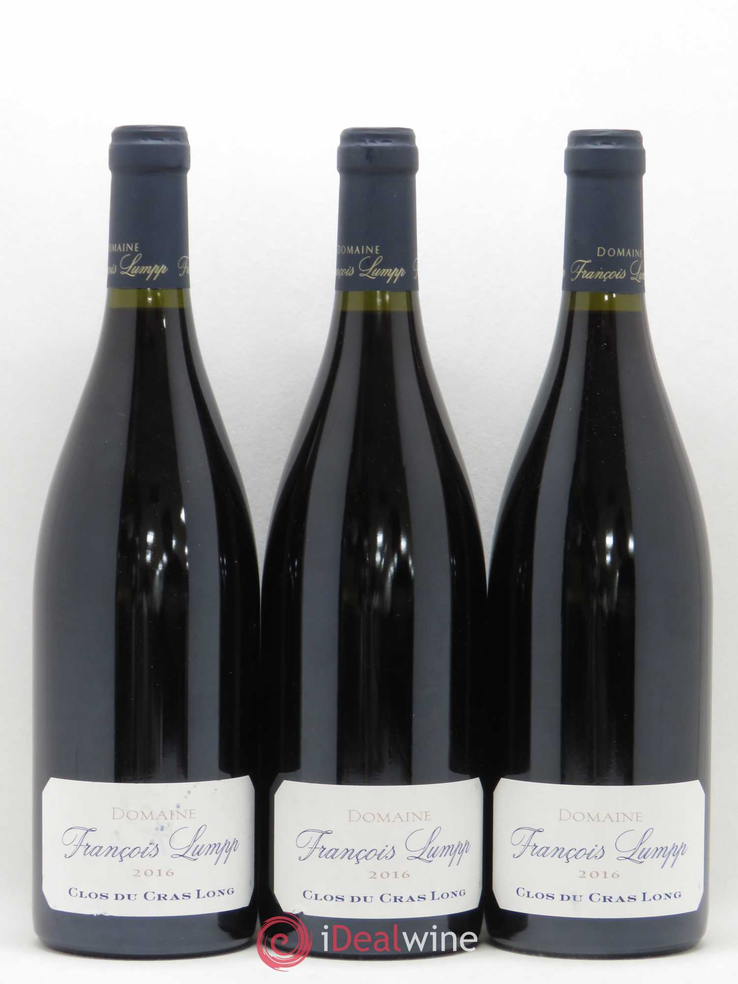Givry 1er Cru Clos du Cras Long François Lumpp (Domaine) 2016 - Lot de 6 bouteilles - 2