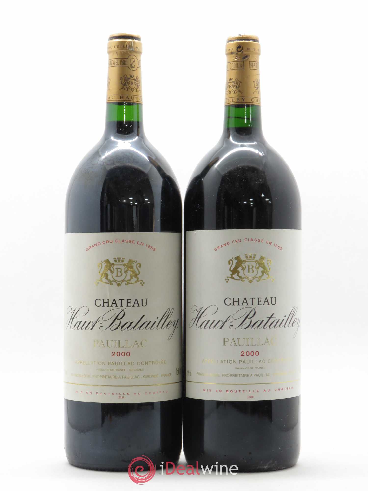 Château Haut Batailley 5ème Grand Cru Classé 2000 - Lot de 2 magnums - 0