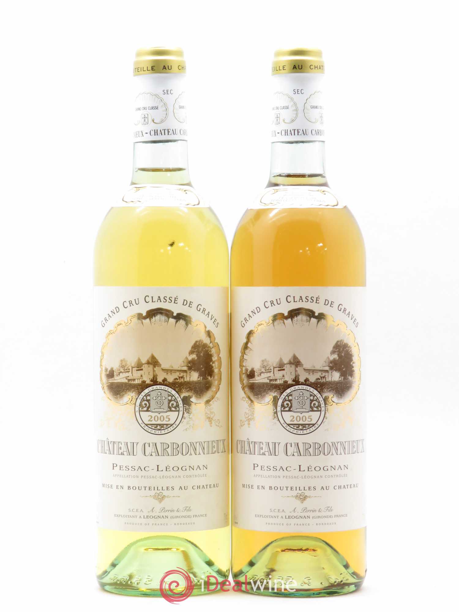 Château Carbonnieux Cru Classé de Graves 2005 - Lot de 2 bouteilles - 0