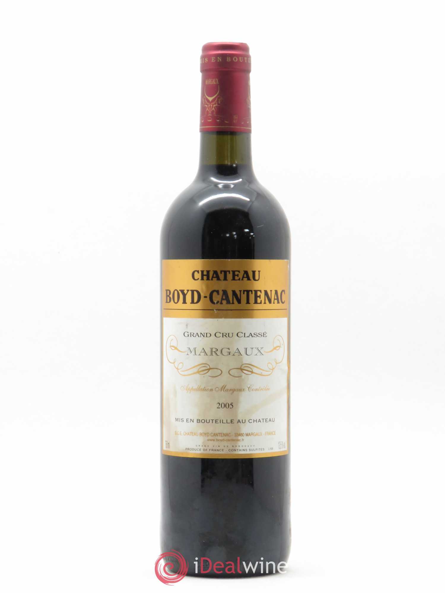 Château Boyd Cantenac 3ème Grand Cru Classé 2005 - Lot de 1 bouteille - 0