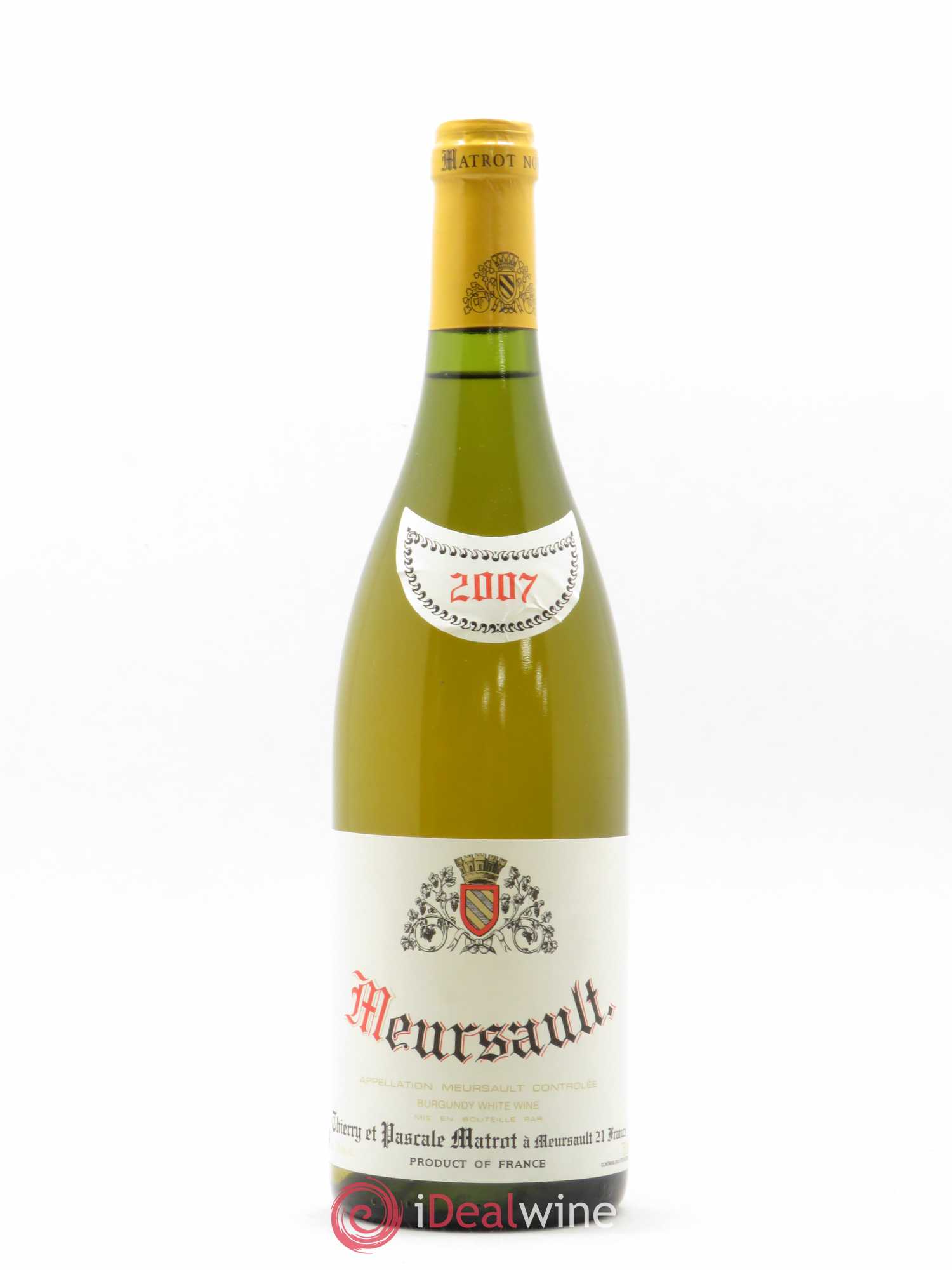 Meursault Matrot (Domaine) 2007 - Lot de 1 bouteille - 0