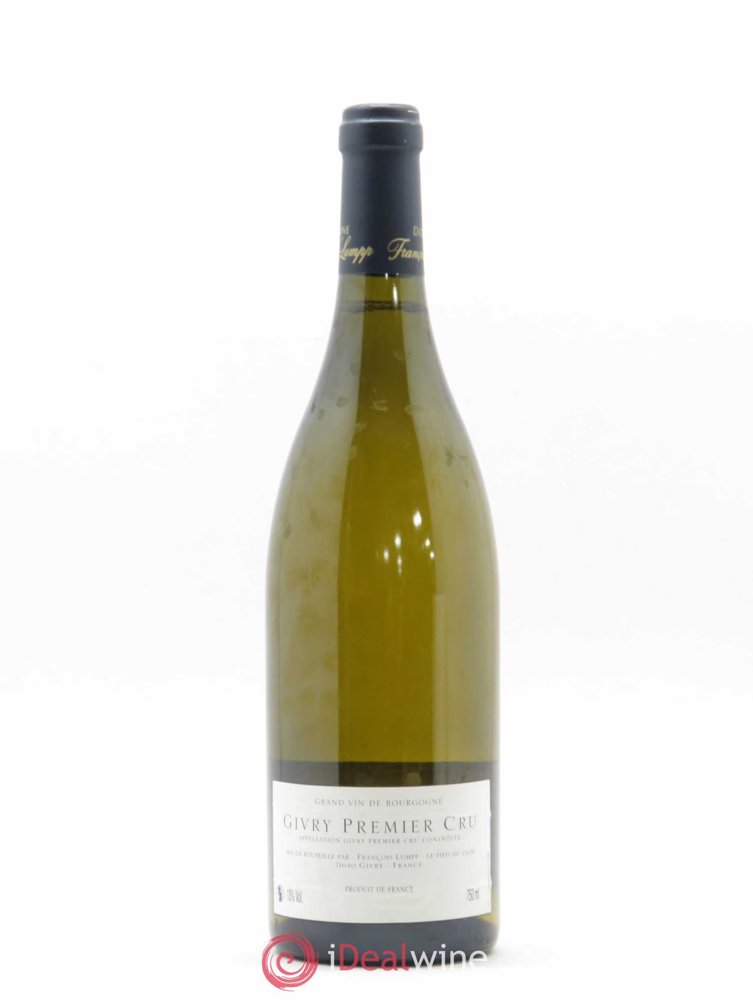 Givry 1er Cru Crausot François Lumpp (Domaine) 2012 - Lot de 1 bouteille - 1