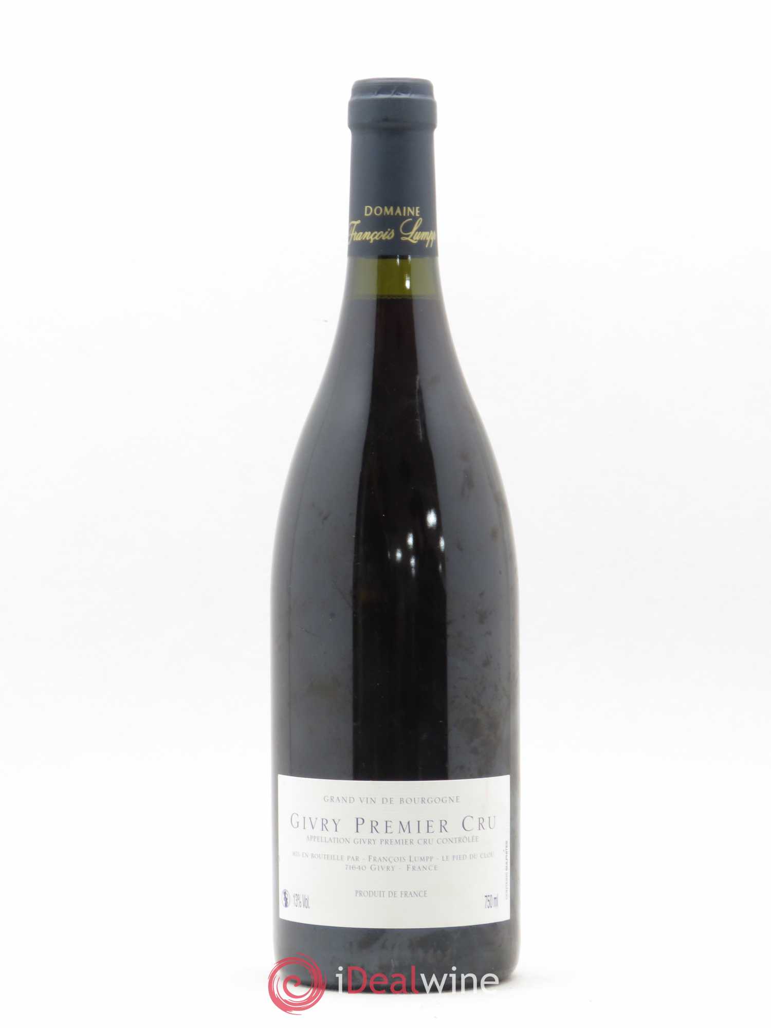 Givry 1er Cru Petit Marole François Lumpp 2014 - Posten von 1 Flasche - 1