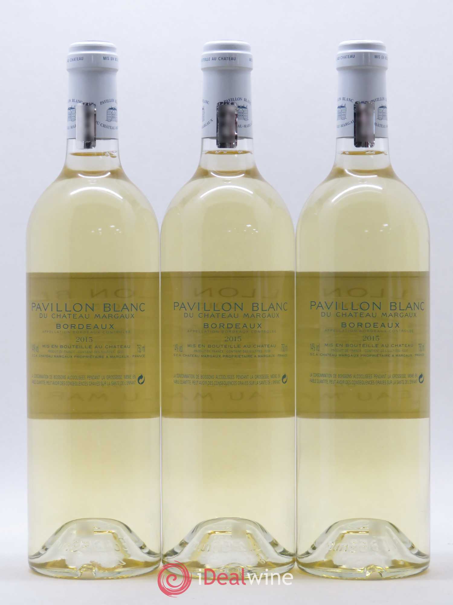 Pavillon Blanc du Château Margaux 2015 - Lot de 6 bouteilles - 2
