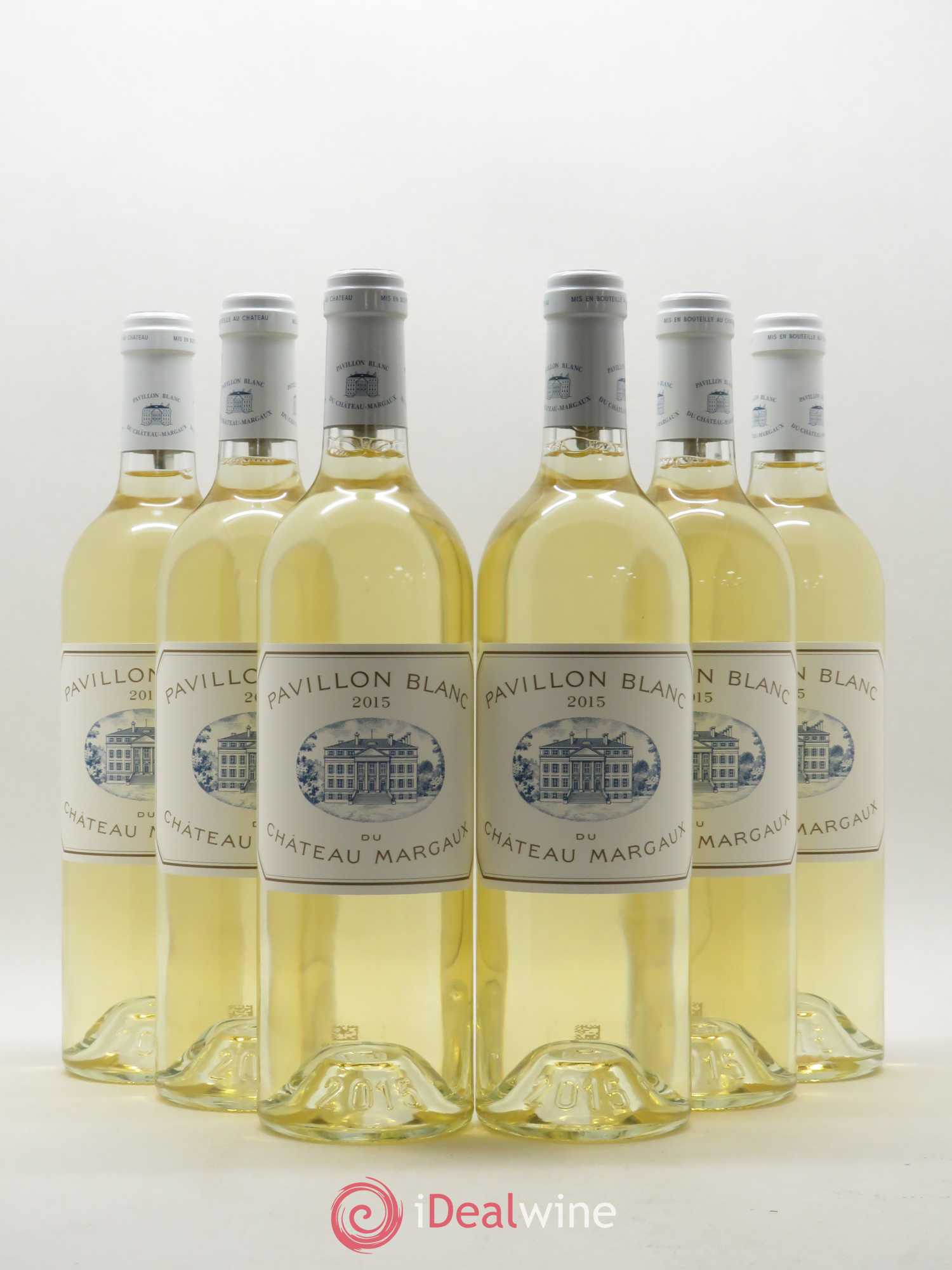 Pavillon Blanc du Château Margaux 2015 - Lot de 6 bouteilles - 0