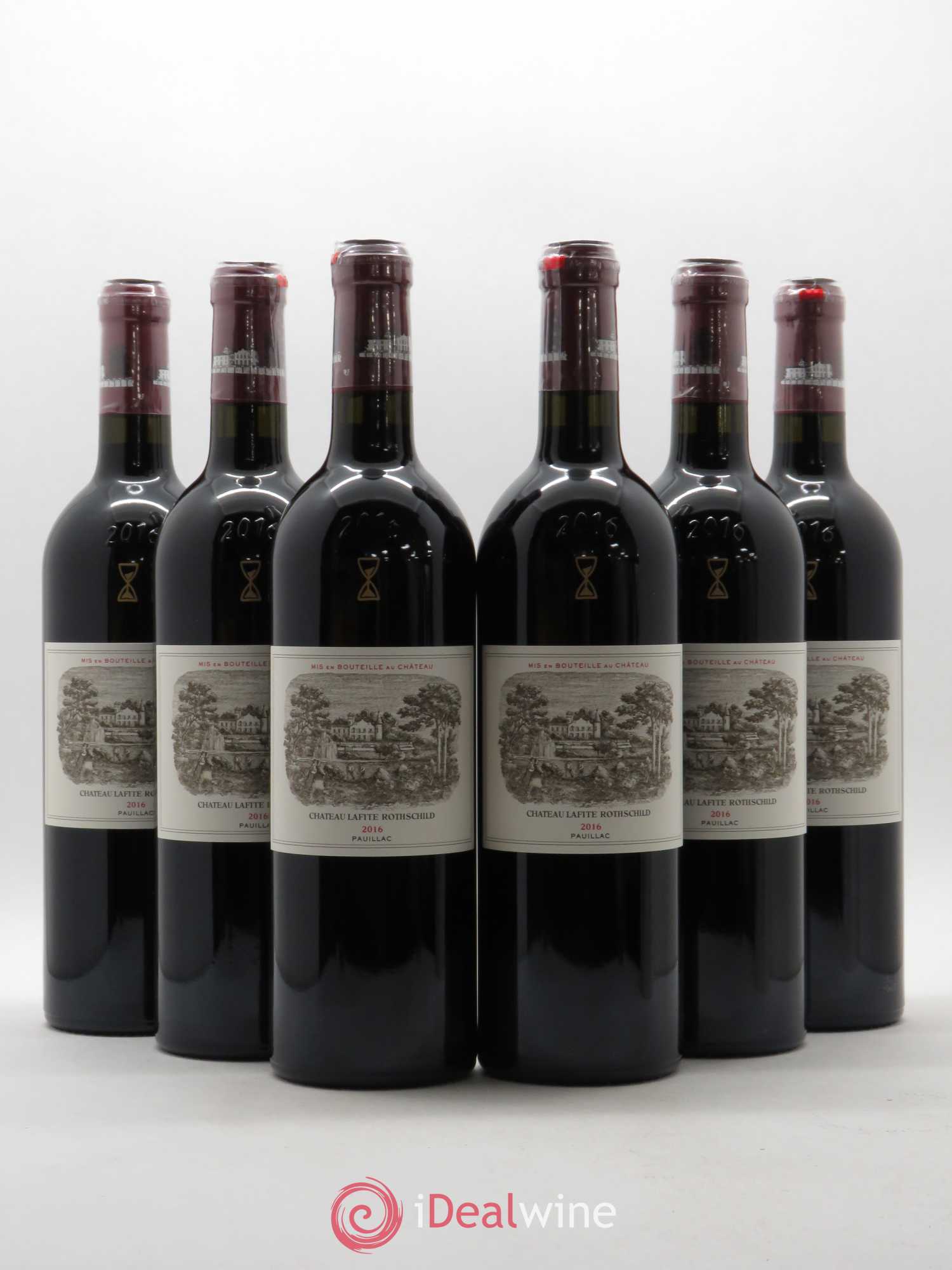 Château Lafite Rothschild 1er Grand Cru Classé 2016 - Lot de 6 bouteilles - 0