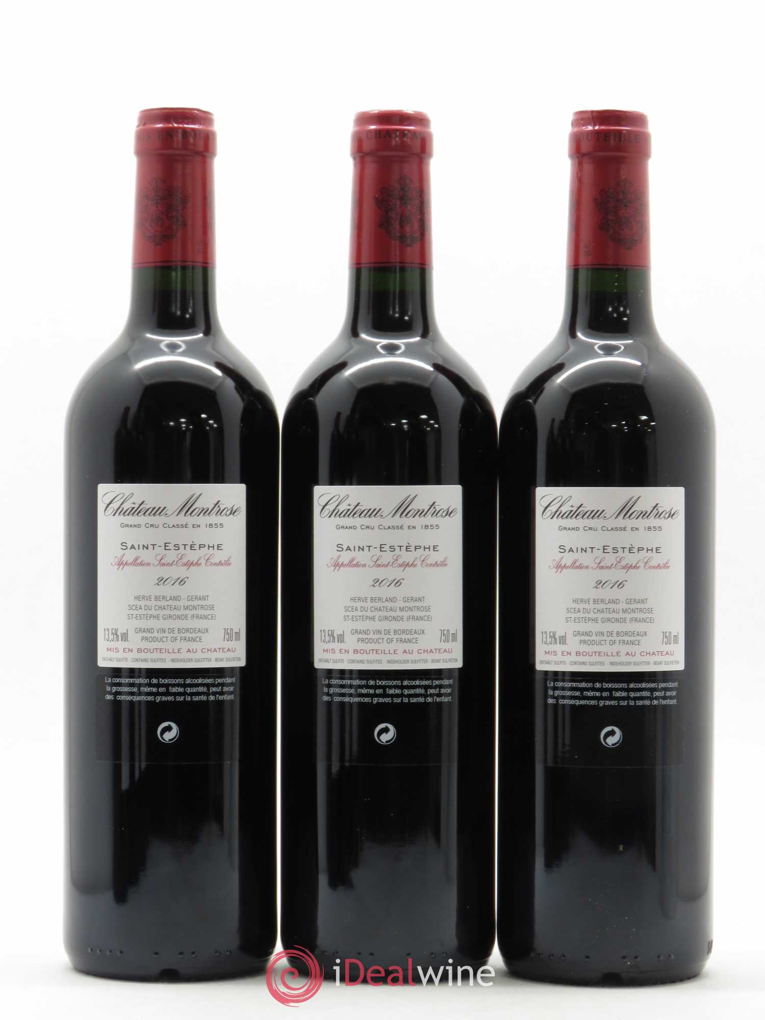 Château Montrose 2ème Grand Cru Classé 2016 - Lot de 6 bouteilles - 2